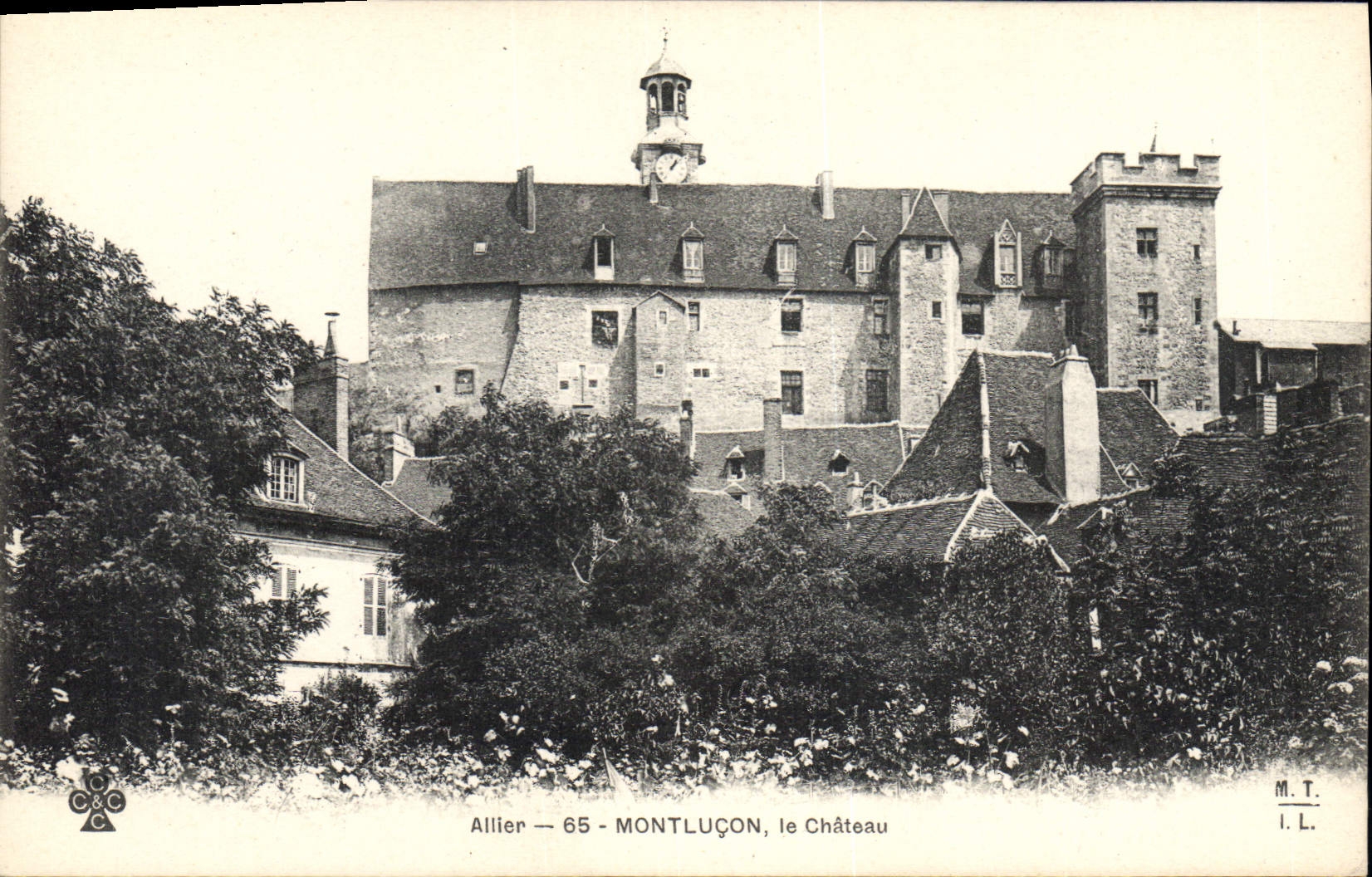 CPA Allier Montlucon Le Chateau 