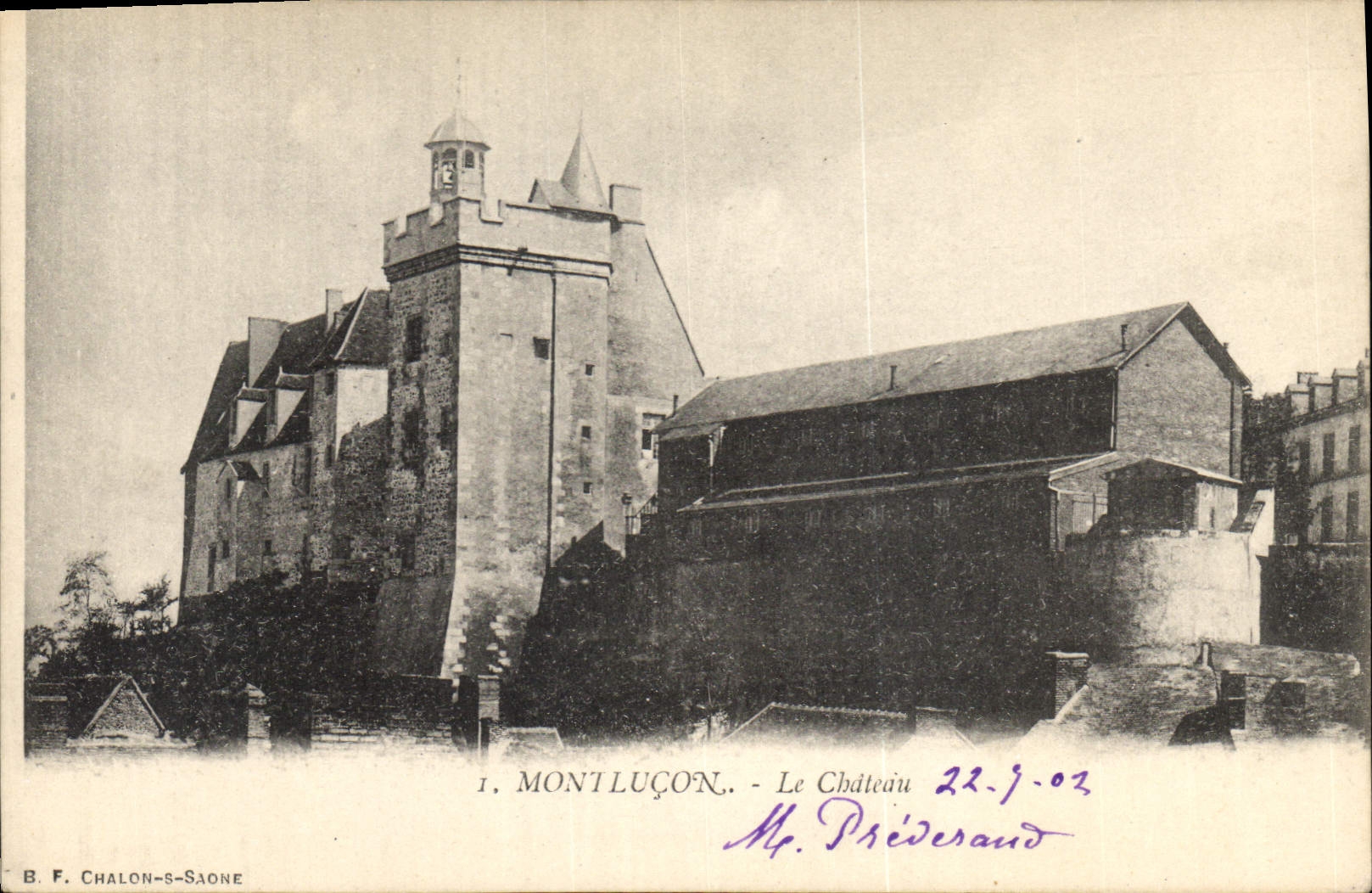 CPA Montlucon Le Chateau 