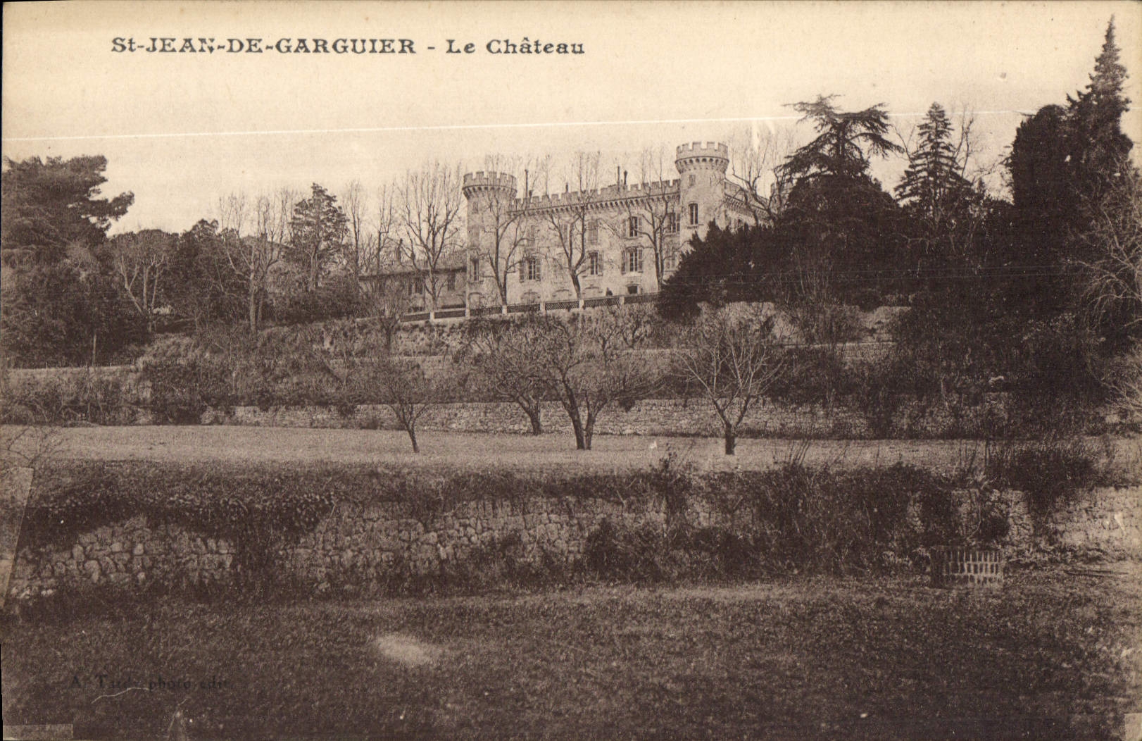 CPA St Jean de Garguier Le Chateau