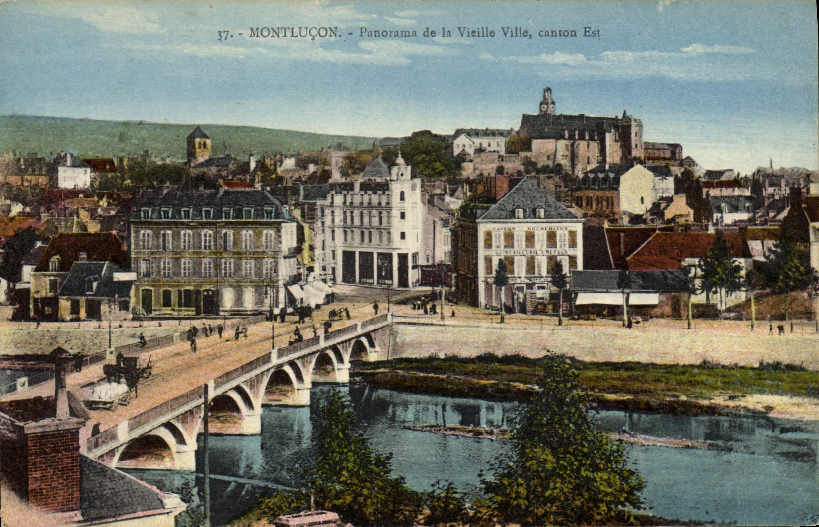 CPA Montlucon Panorama de la Vieille Ville canton Est 