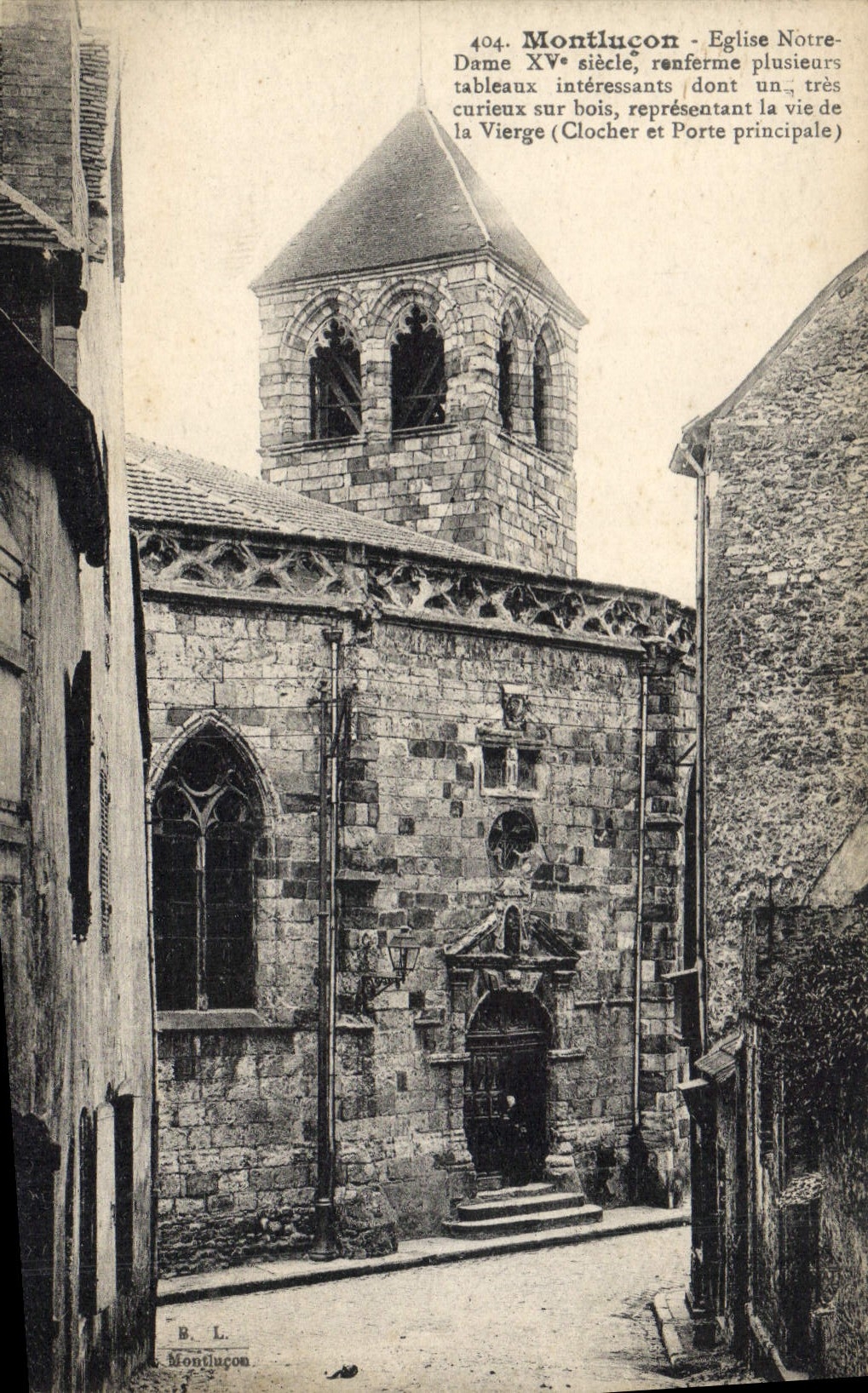 CPA Montlucon Eglise Notre Dame 