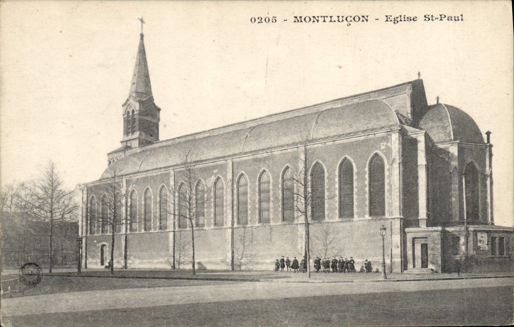 CPA Montlucon Eglise St Paul 