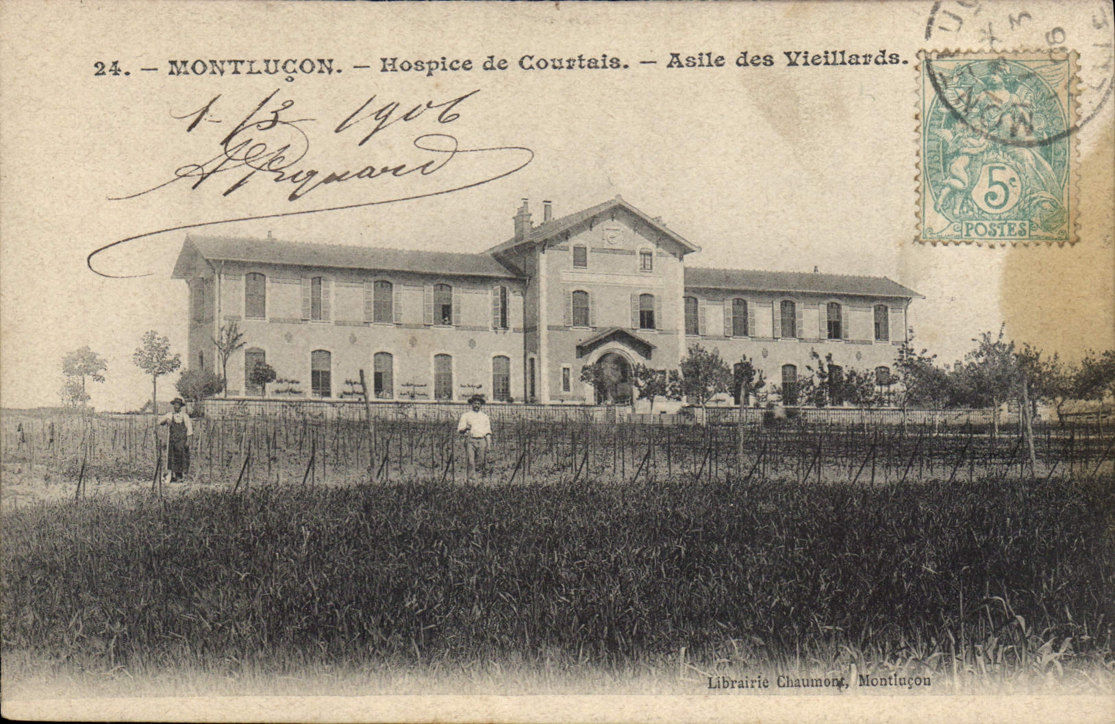 CPA Montlucon Hospice de Courtais Asile des Viellards 