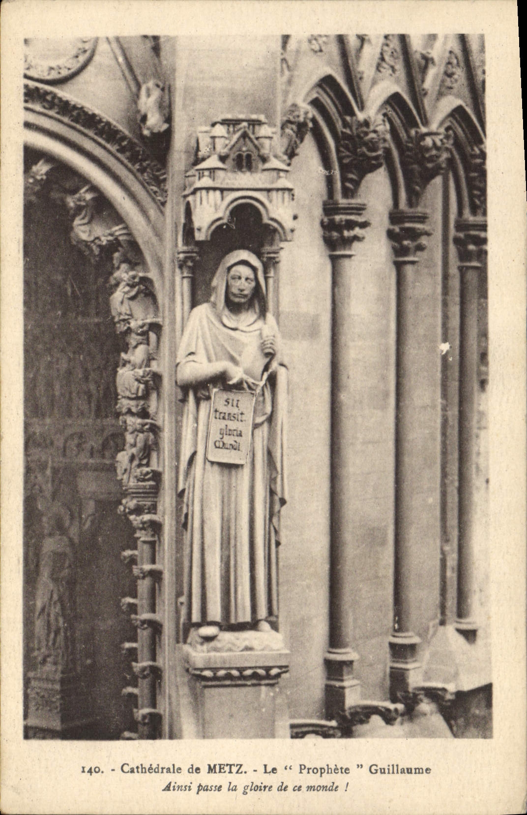 CPA Cathedrale de Metz Le Prophete Guillaume