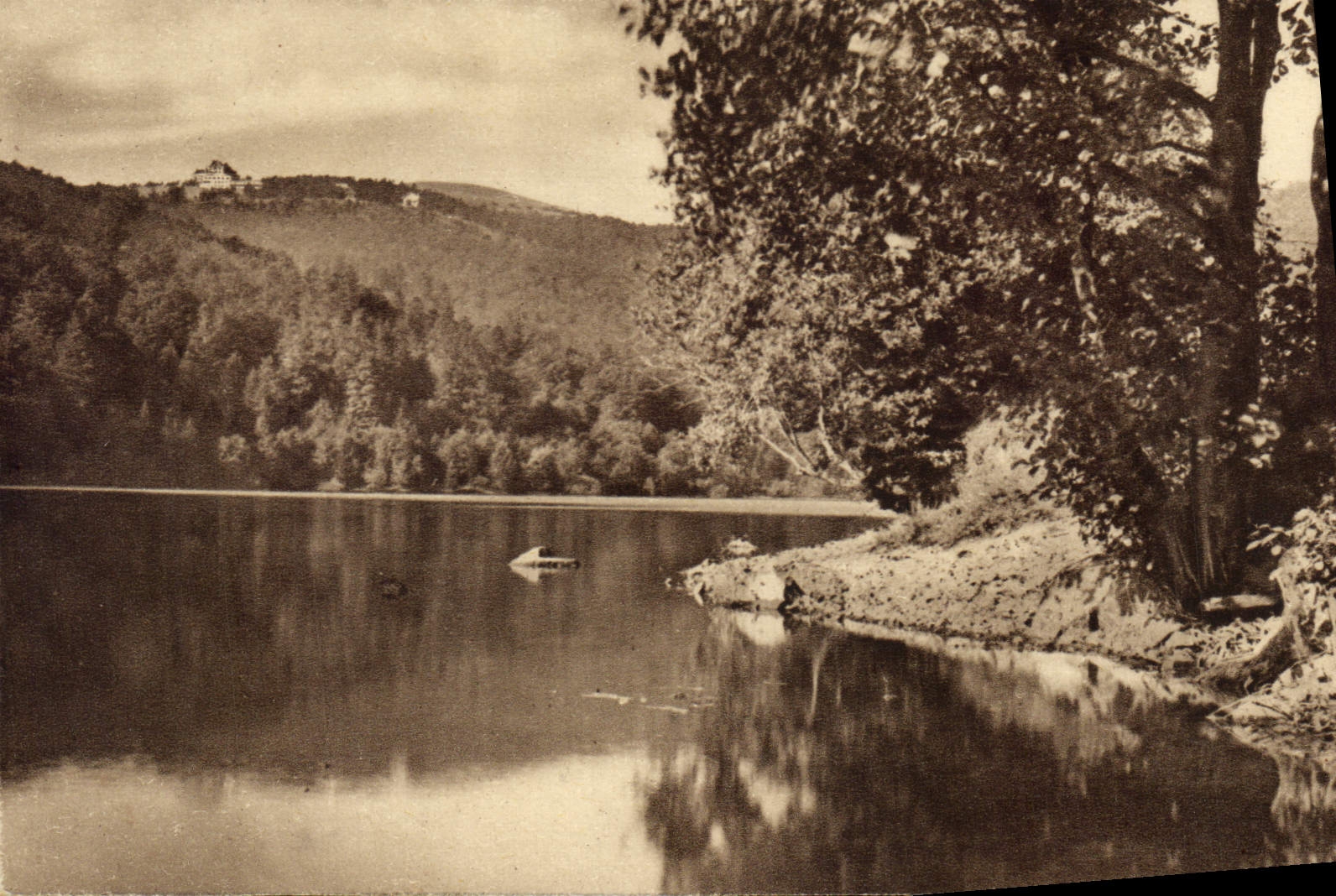 CPA Markstein Htes Vosges Le lac de la Launch