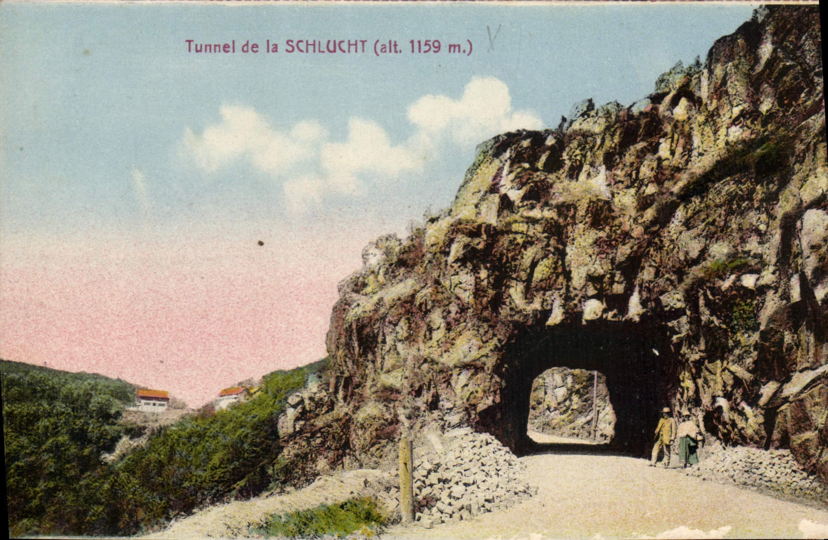 CPA Tunnel de la Schlucht 
