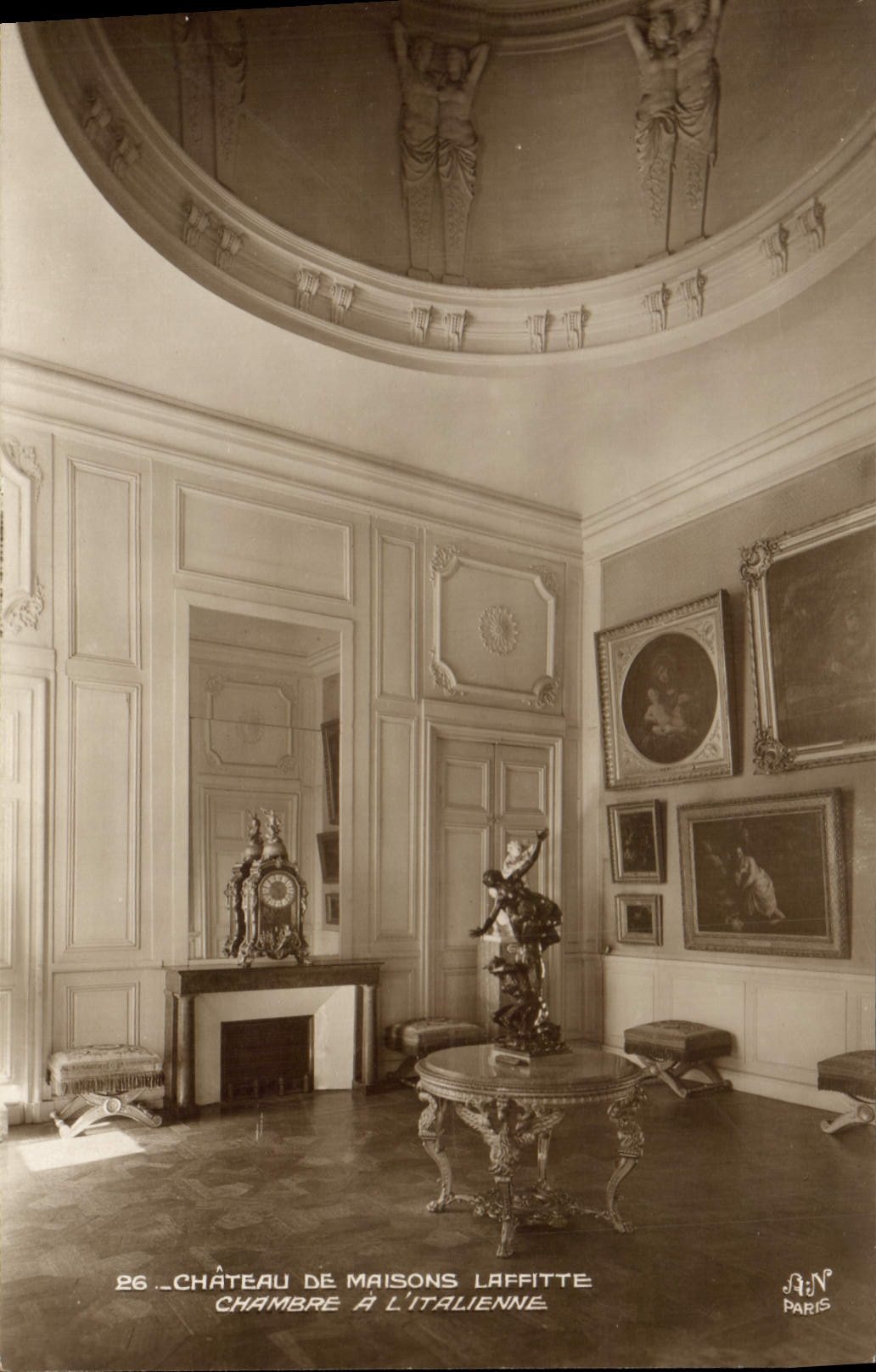 CPA Chateau de Maisons Laffitte Chambre a l'italienne
