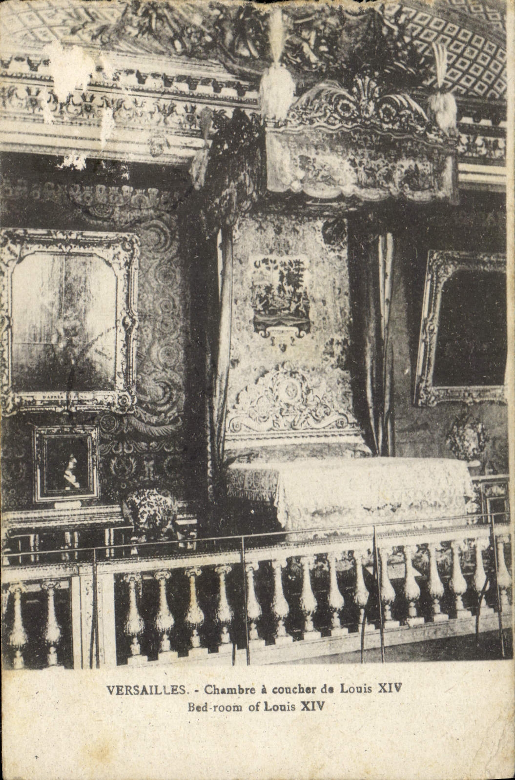 CPA Versailles Chambre a coucher de Louis XIV 
