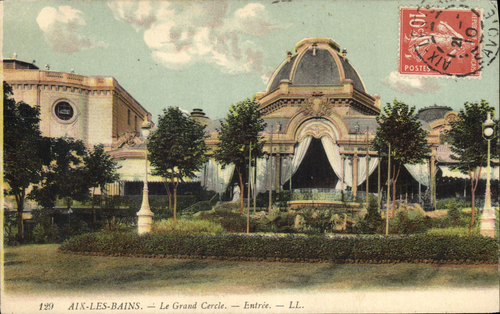CPA Aix les Bains Le GRand Cercle Entree 