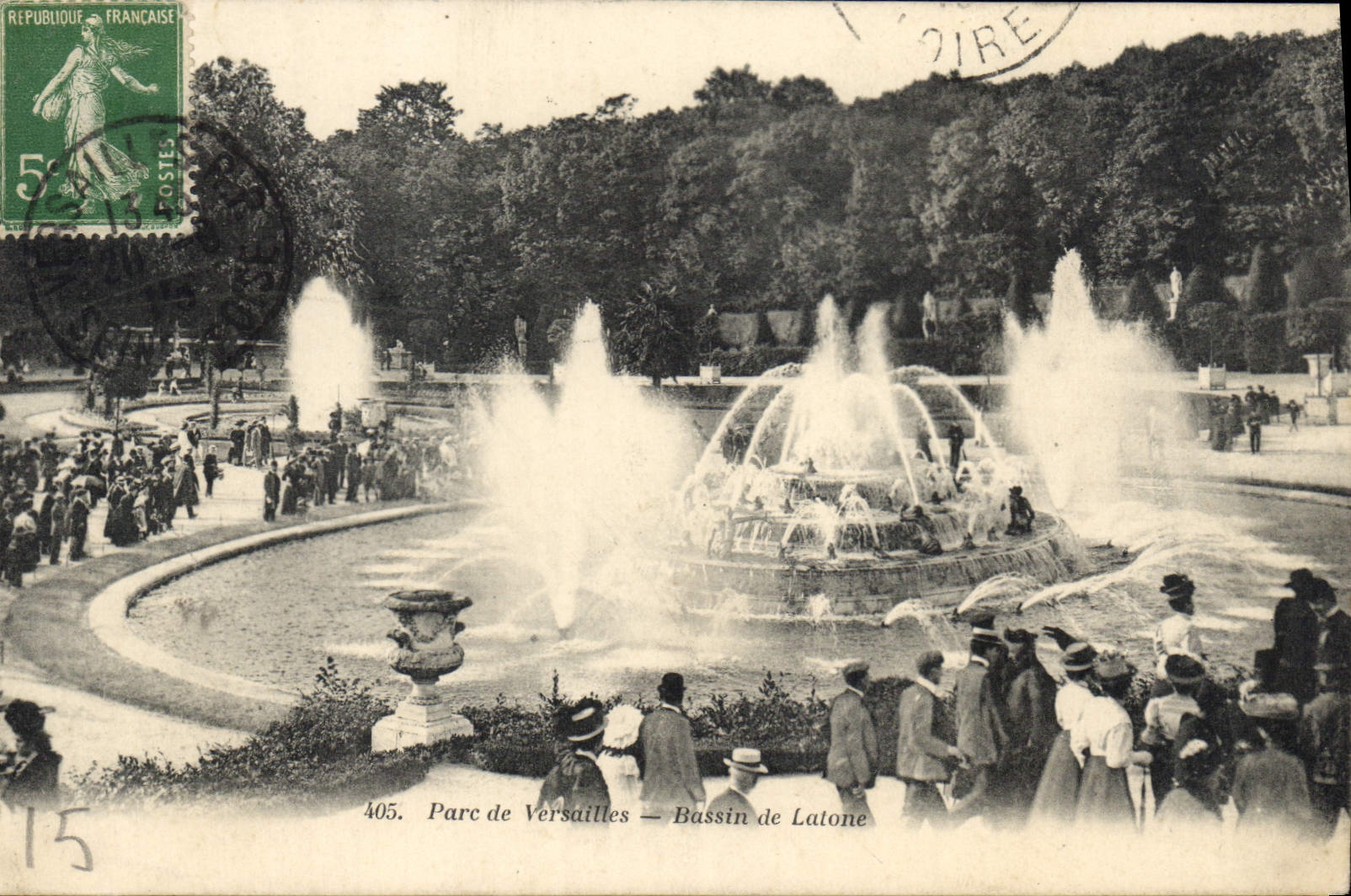 CPA Parc de Versailles Bassin de Latone 