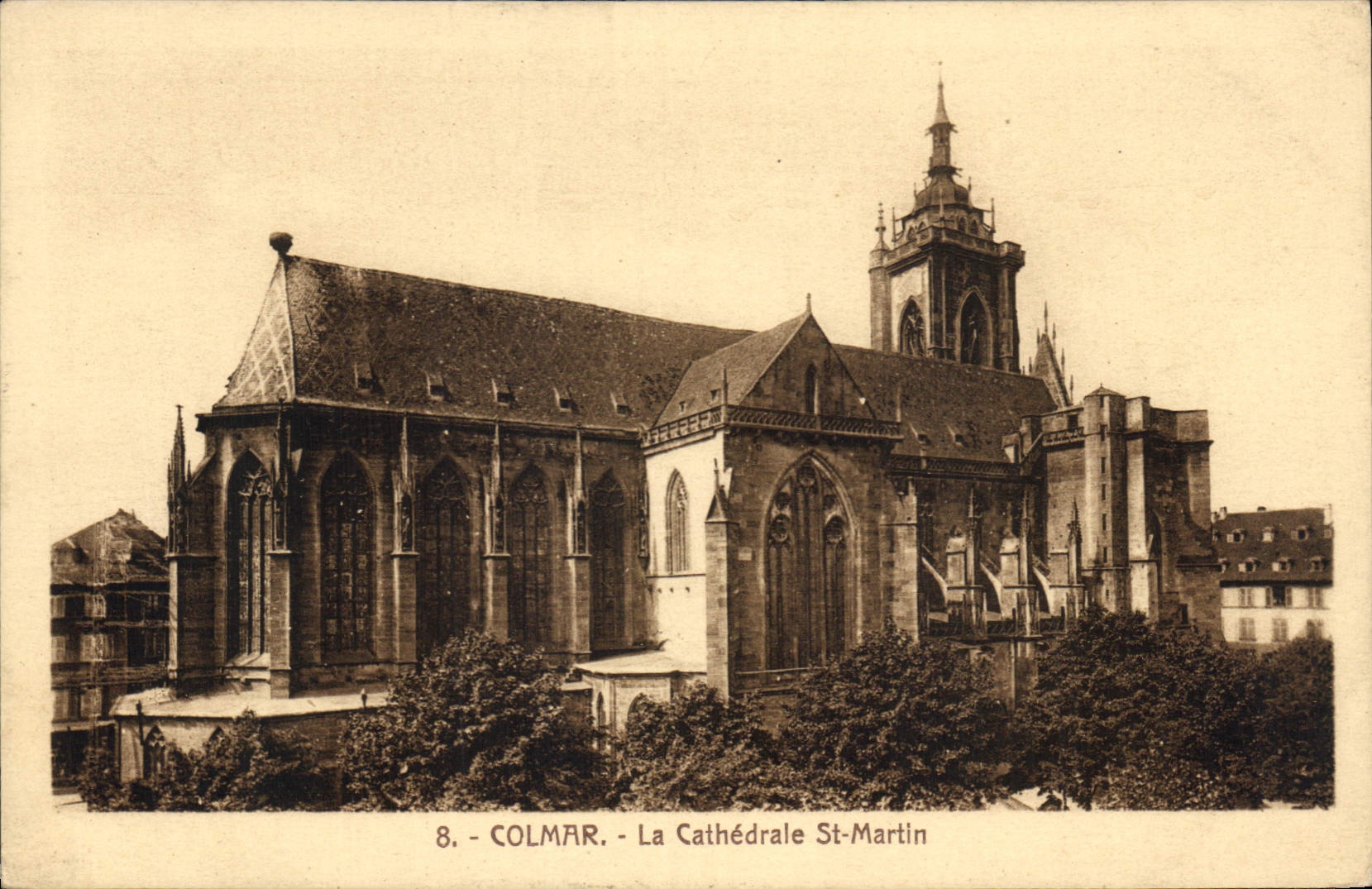 CPA Colmar La Cathedrale St Martin 