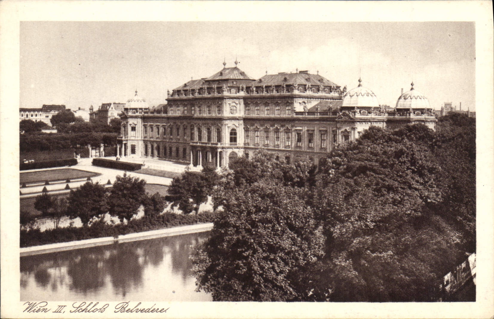CPA Wien Schloss Belvedere