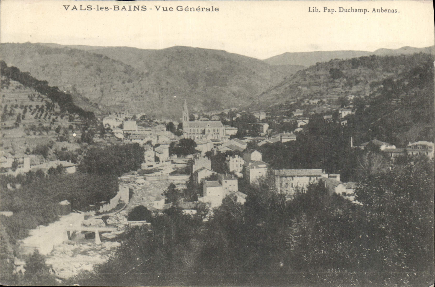 CPA Vals les Bains Vue generale 