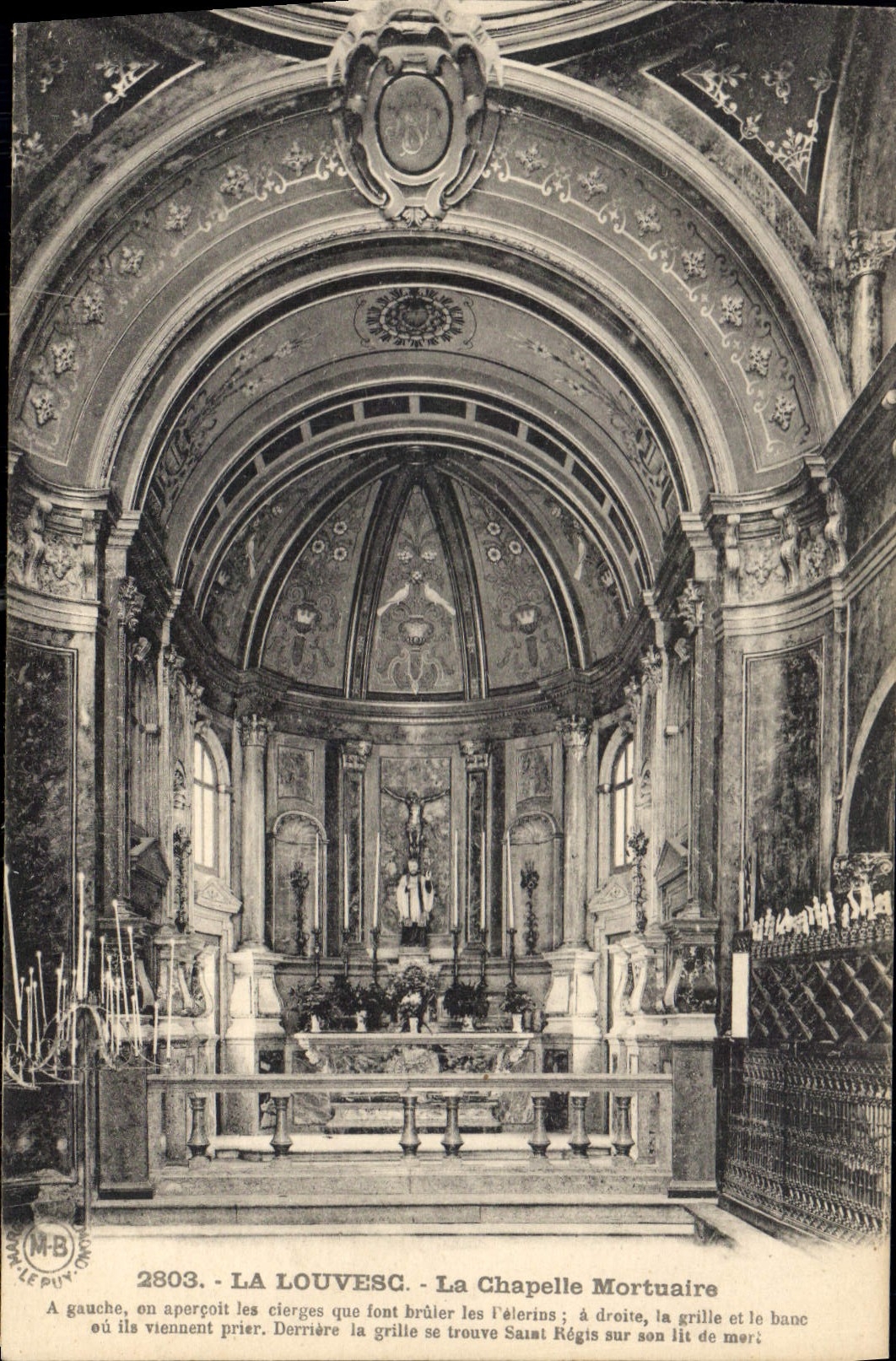 CPA La Louvesc La Chapelle Mortuaire 