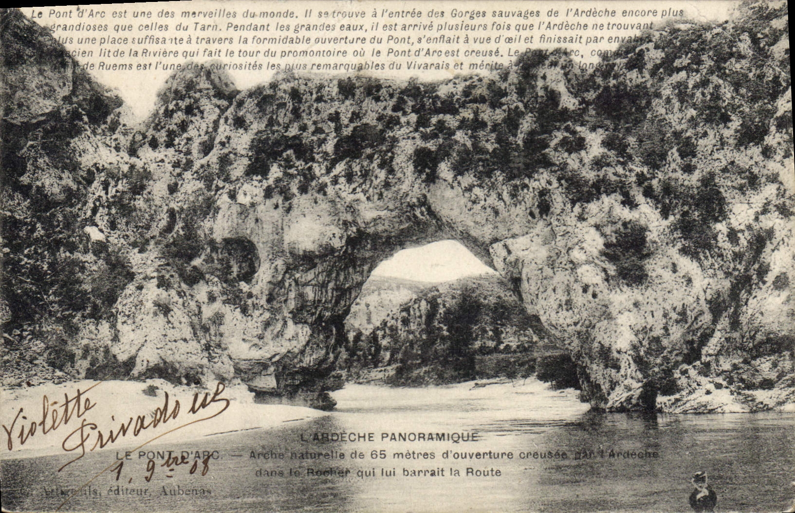CPA l'Ardeche panoramique 