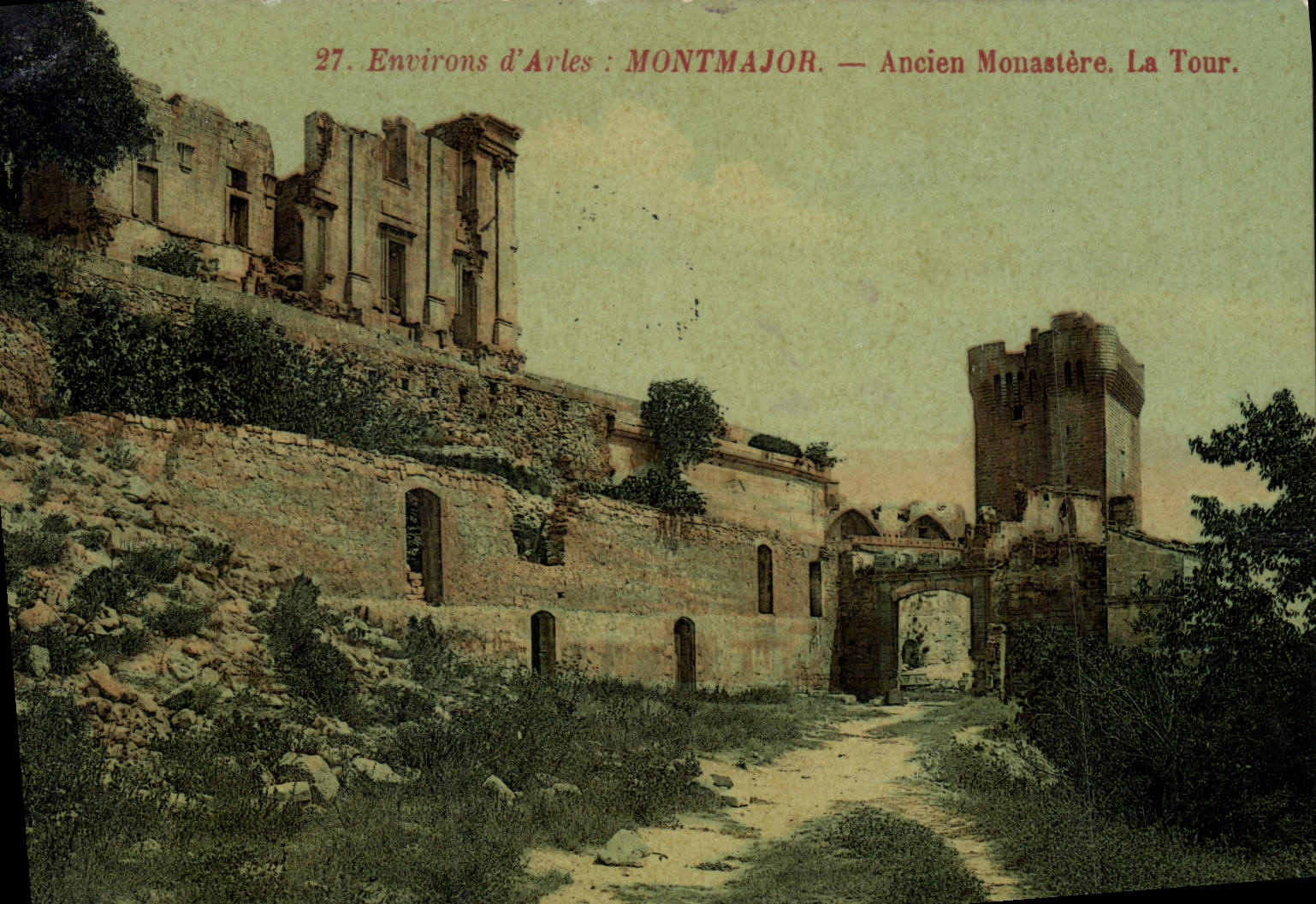 CPA Environs d'Arles Montmajour Ancien Monastere La Tour