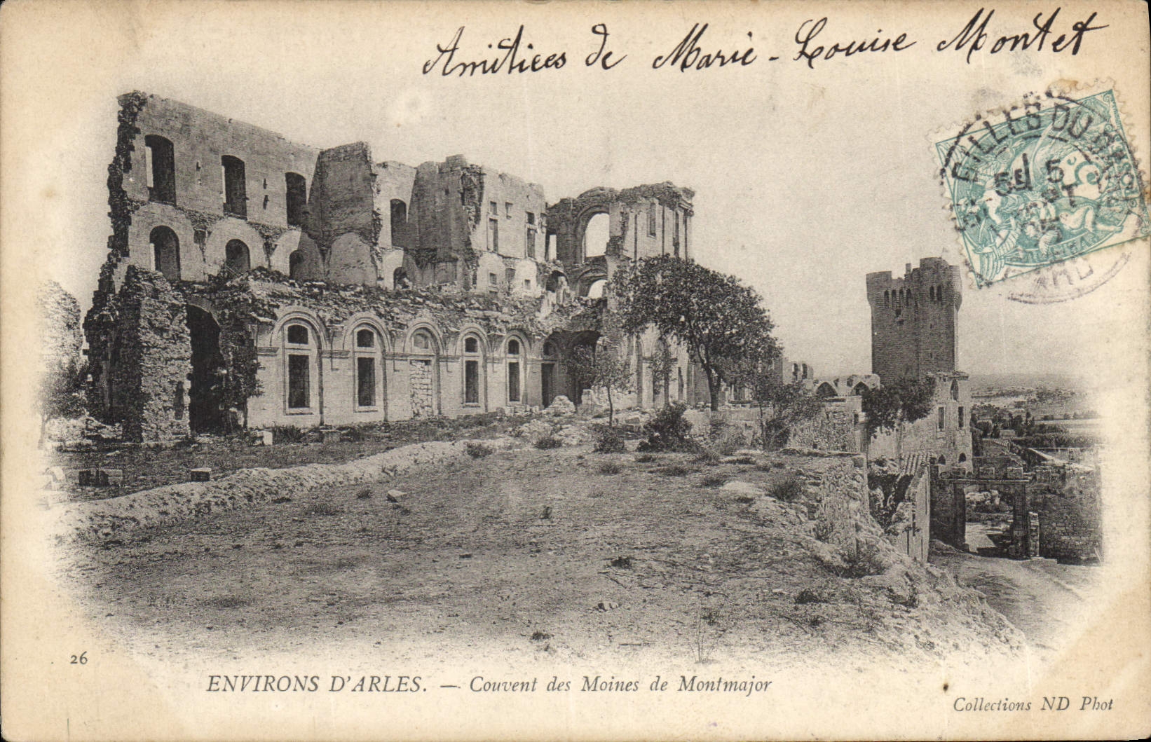 CPA Environs d'Arles Couvent des Moines de Montmajor 