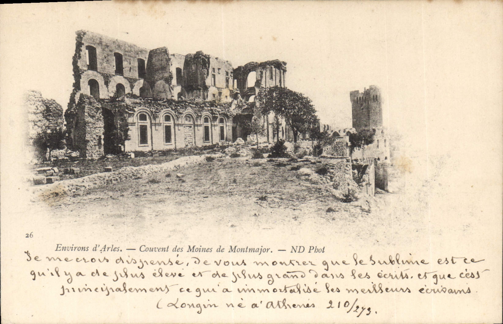 CPA Environs d'Arles Couvent des Moines de Montmajor 