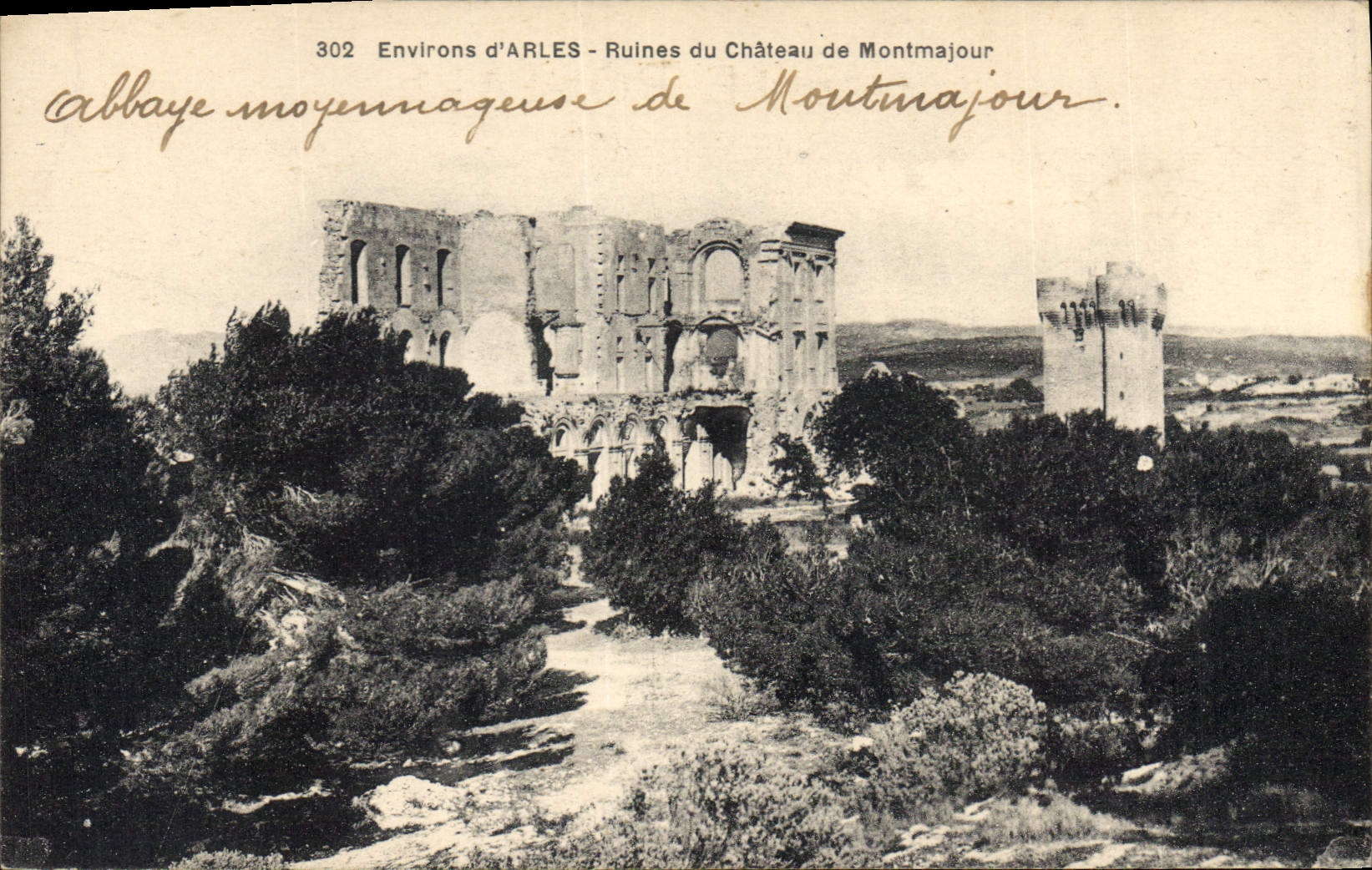 CPA Environs d'Arles Ruines du chateau de Montmajour 