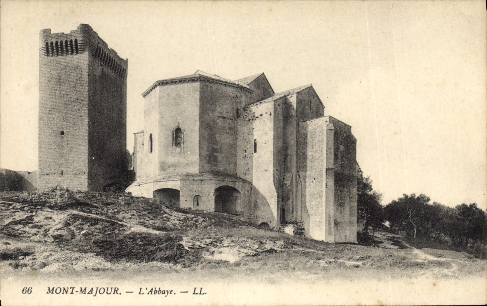 CPA Mont Majour l'Abbaye 