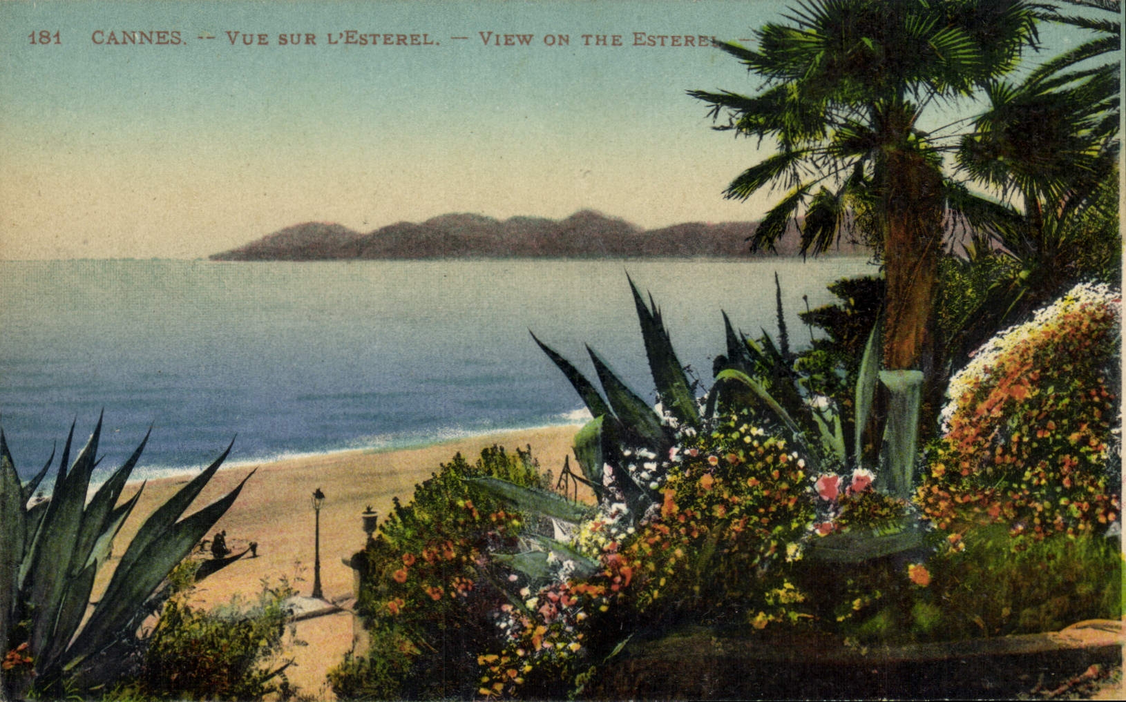 CPA Cannes vue sur l'Esterel 