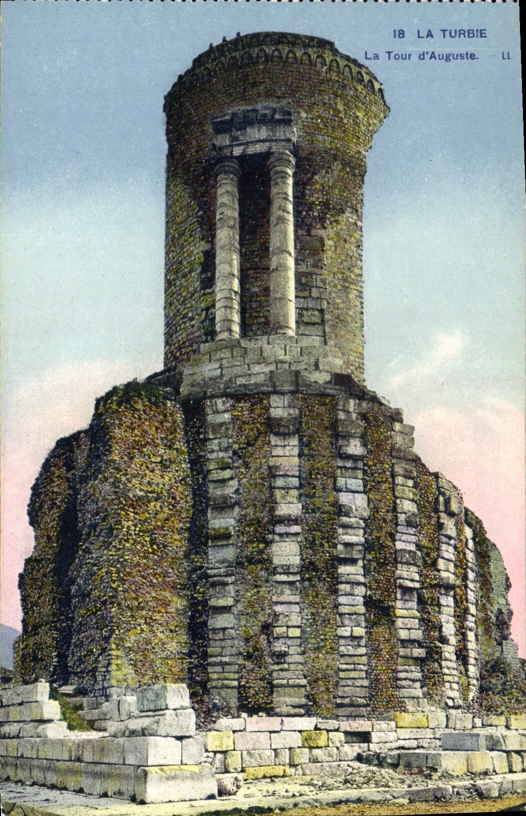 CPA La Turbie la Tour d'Auguste 
