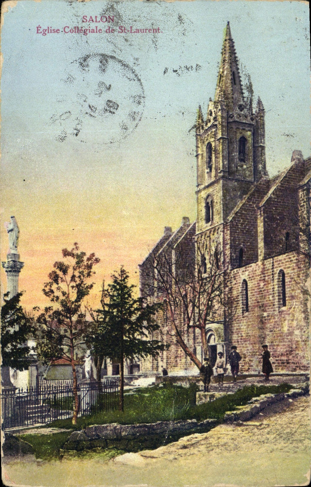 CPA Salon Eglise Collegiale de St Laurent