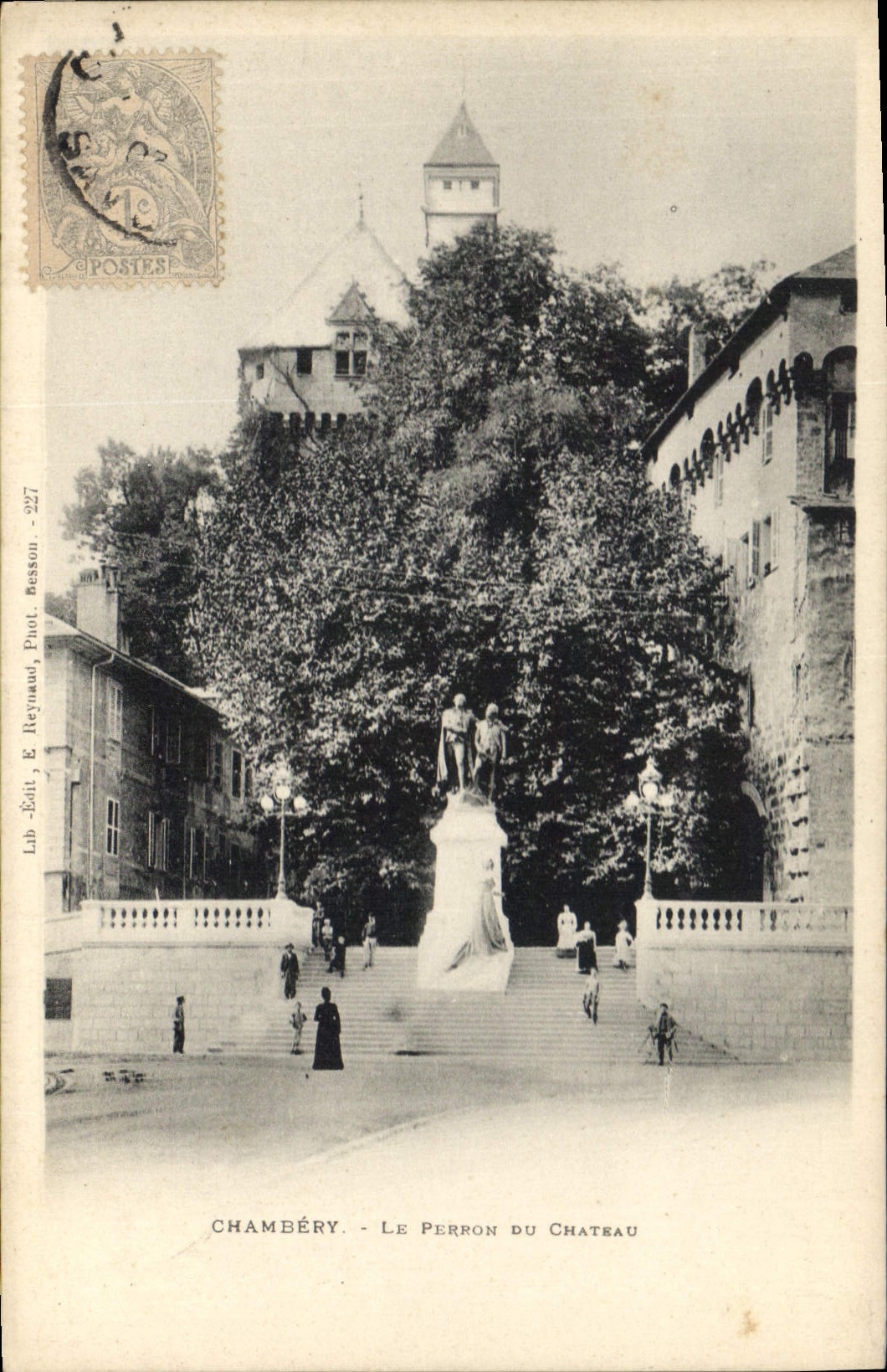 CPA Chambery le Perron du Chateau 