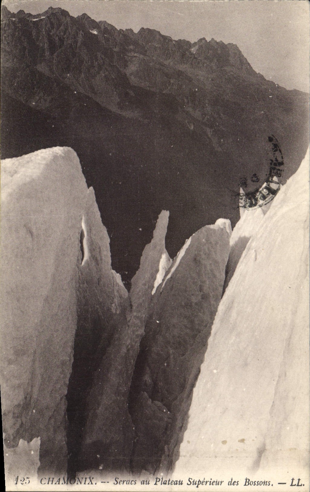 CPA Chamonix Seracs au Plateau superieur des Bossons 