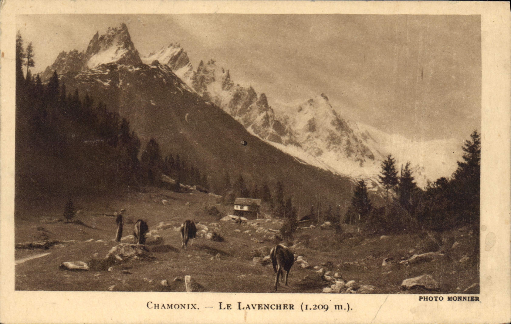 CPA Chamonix le Lavencher 