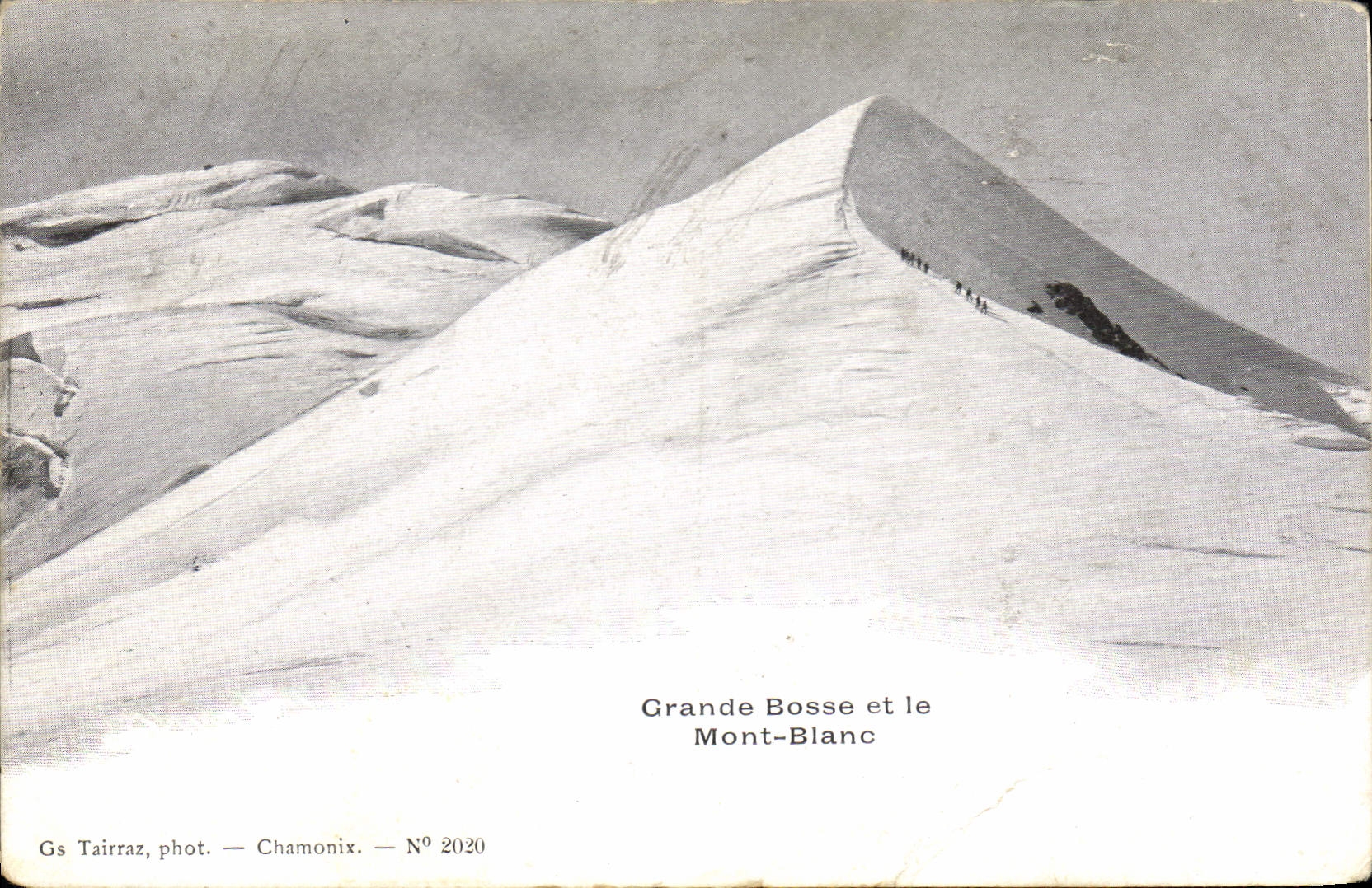 CPA Grande Bosse et le Mont Blanc 