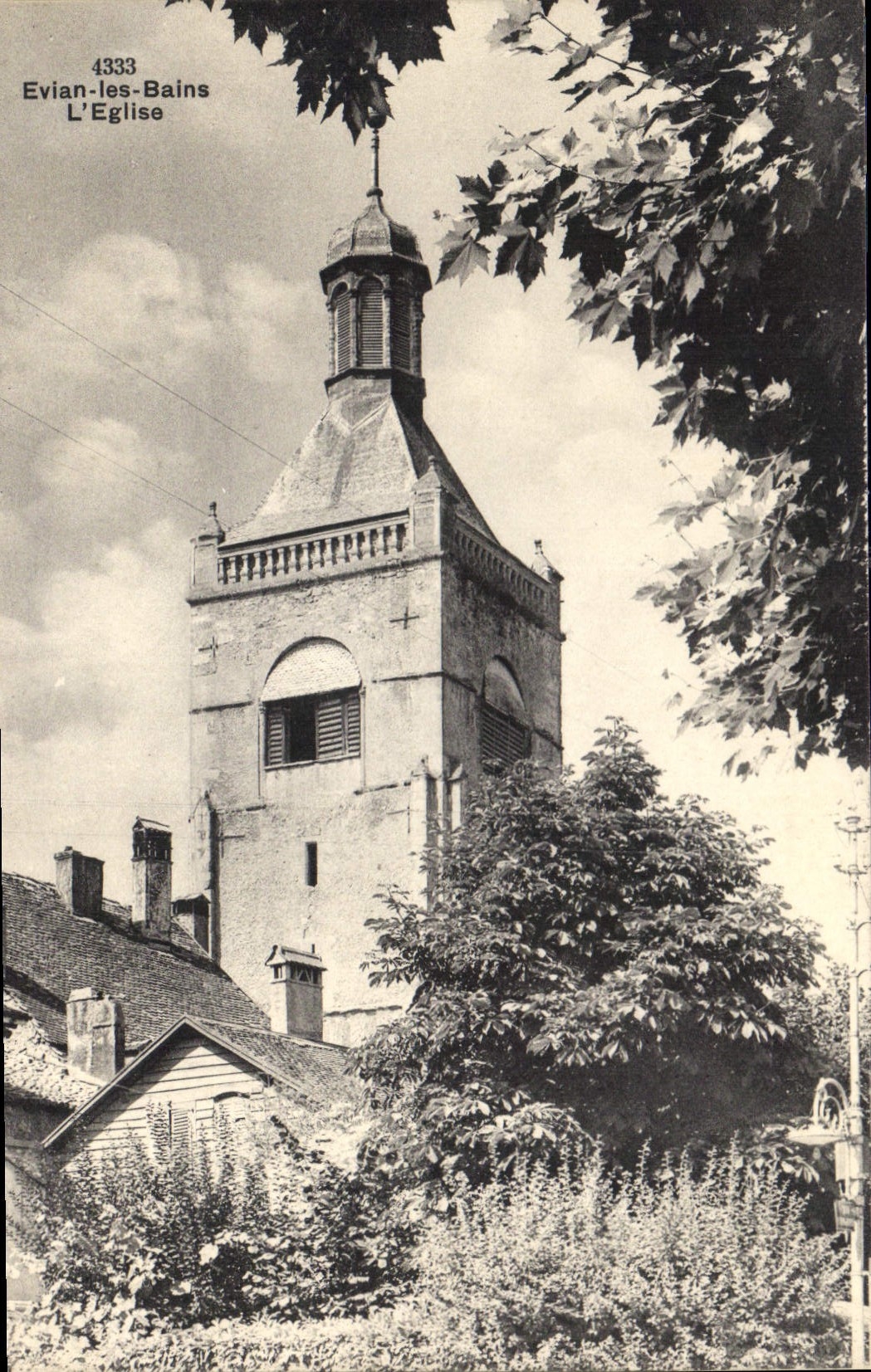 CPA Evian les Bains l'Eglise 