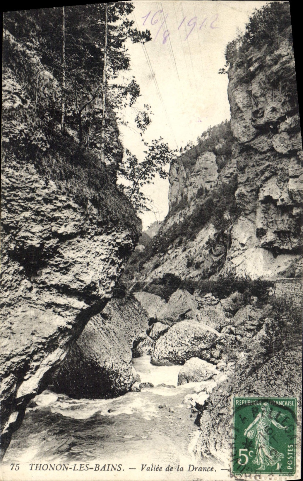 CPA Thonon les Bains Vallee de la Drance