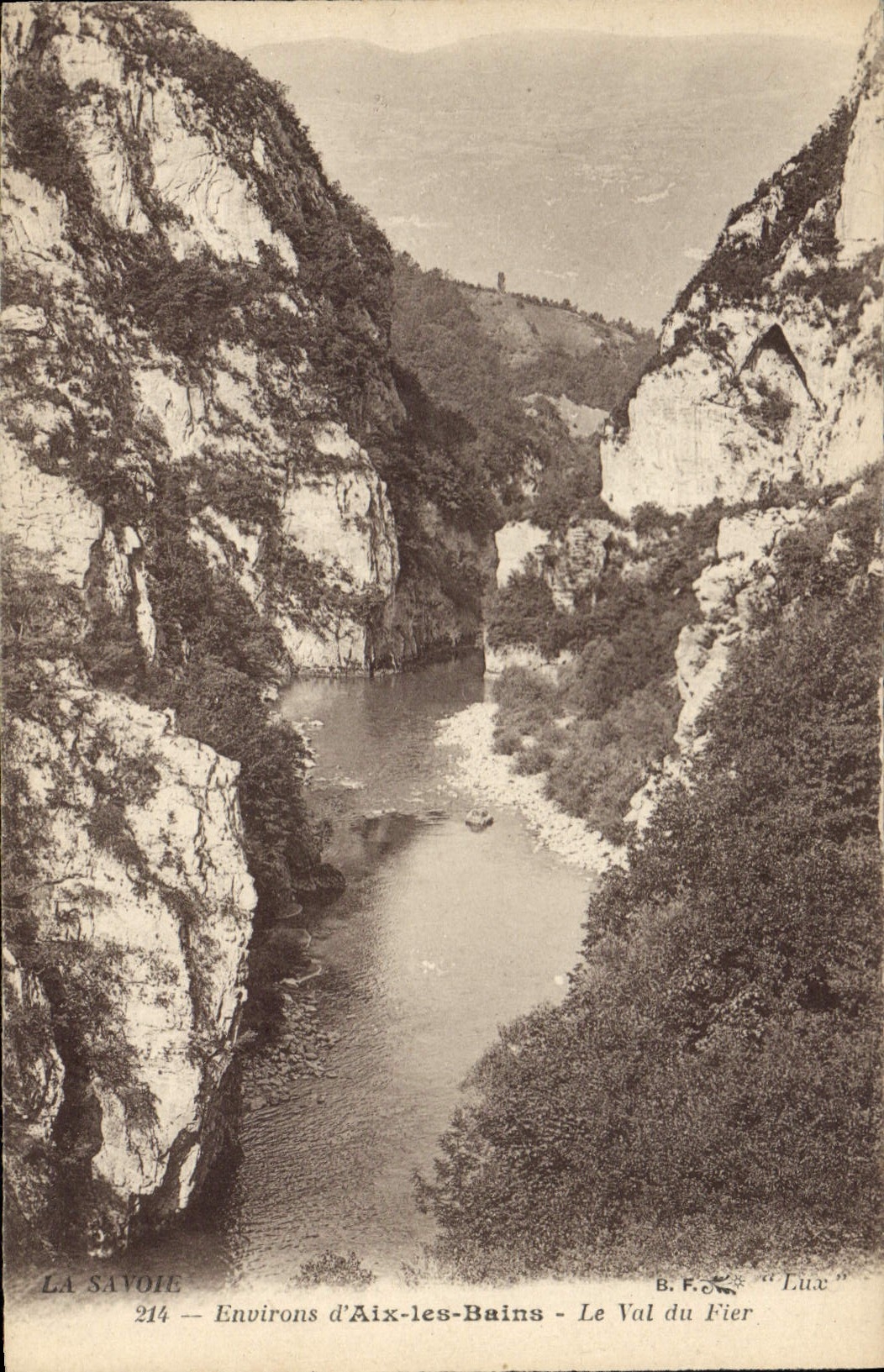 CPA Environs d'Aix les Bains Le Val du Fier 