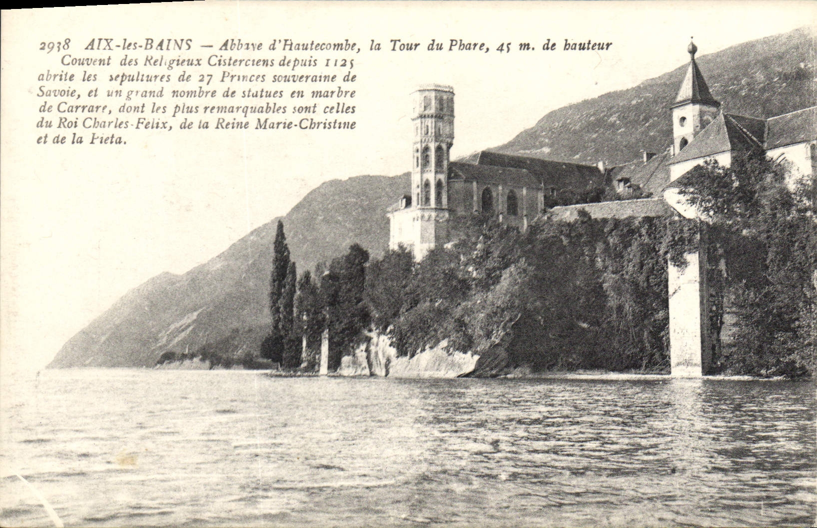 CPA Aix les Bains Abbaye d'Hautecombre la Tour du Phare 