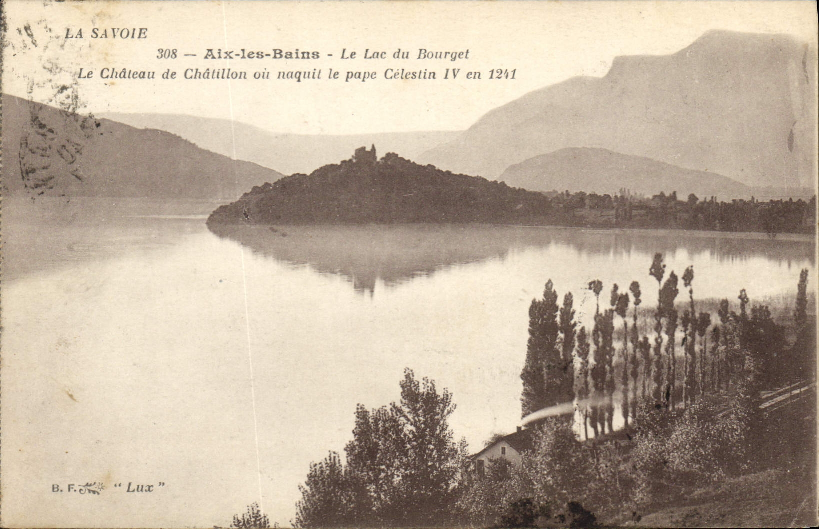 CPA Aix les Bains Le Lac du Bourget 