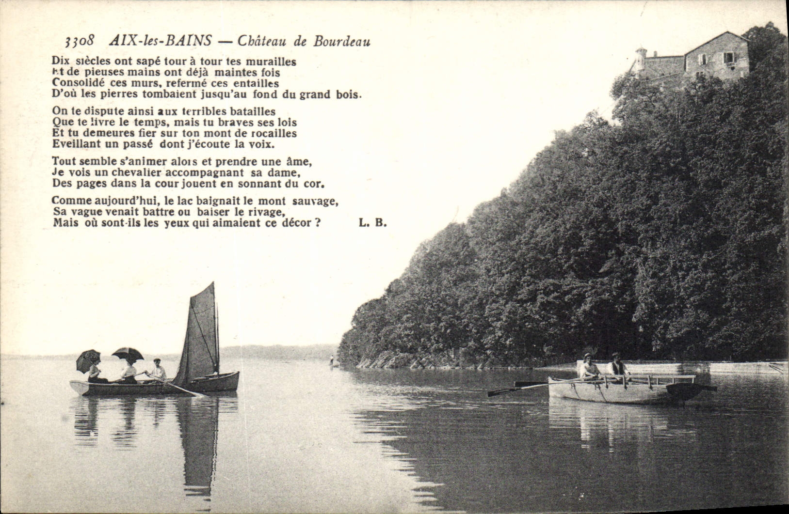 CPA Aix les Bains Chateau de Bourdeau 