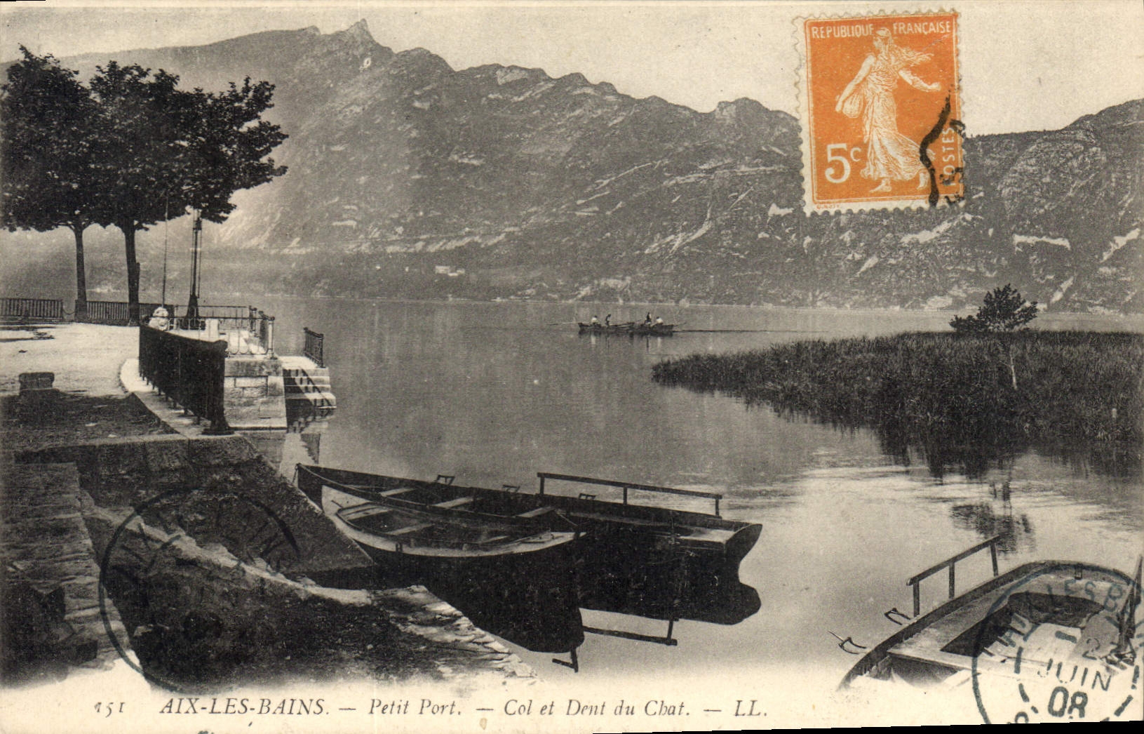 CPA Aix les Bains Petit Port Col et Dent du Chat 