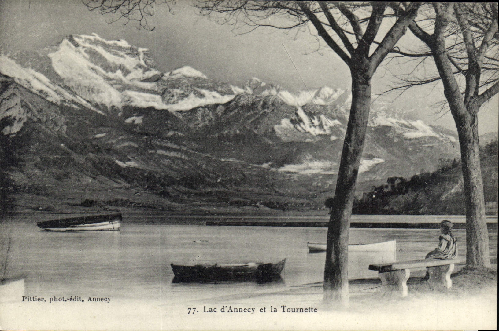 CPA Lac d'Annecy et la Tournette 