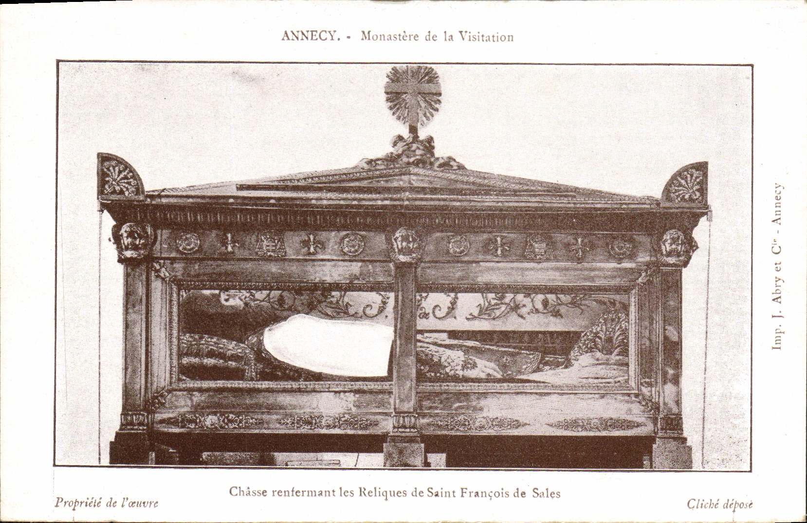 CPA Annecy Monastere de la Visitation 