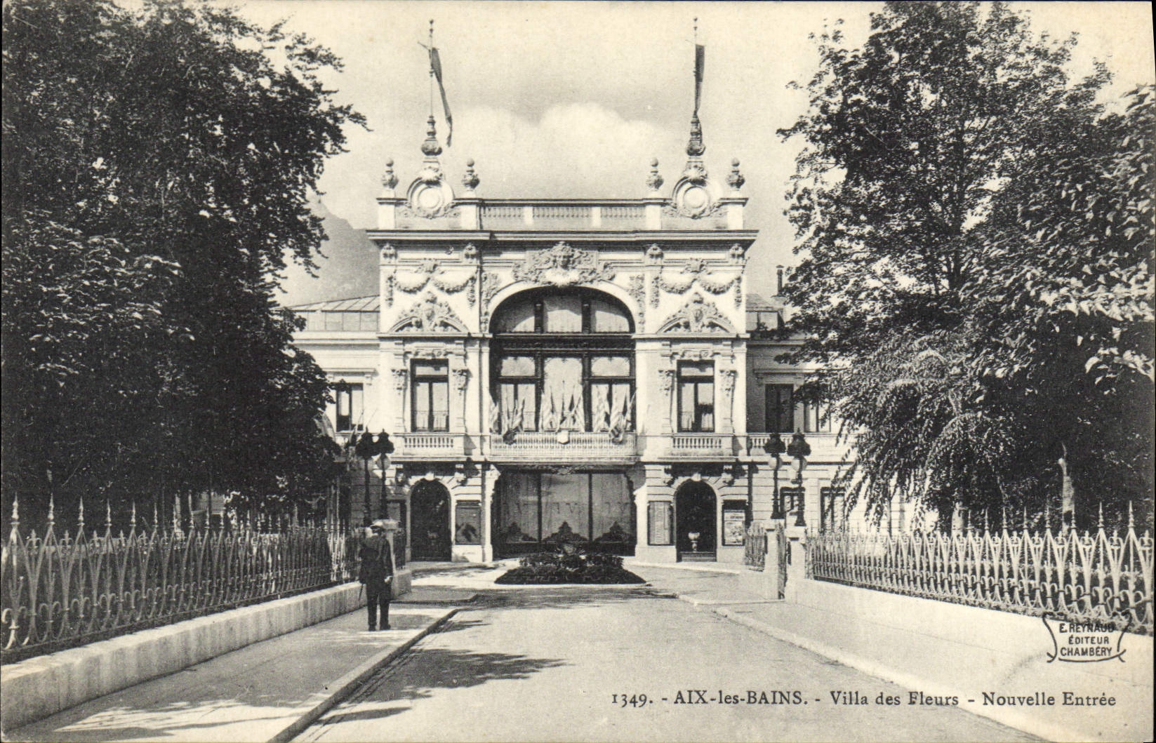 CPA Aix les Bains Villa des Fleurs Nouvelle Entree 