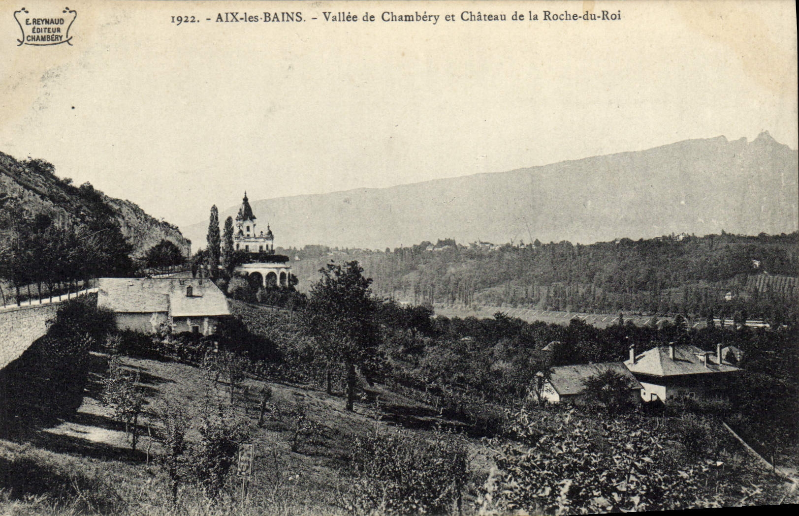CPA Aix les Bains Vallee de Chambery et Chateau de la Roche du Roi