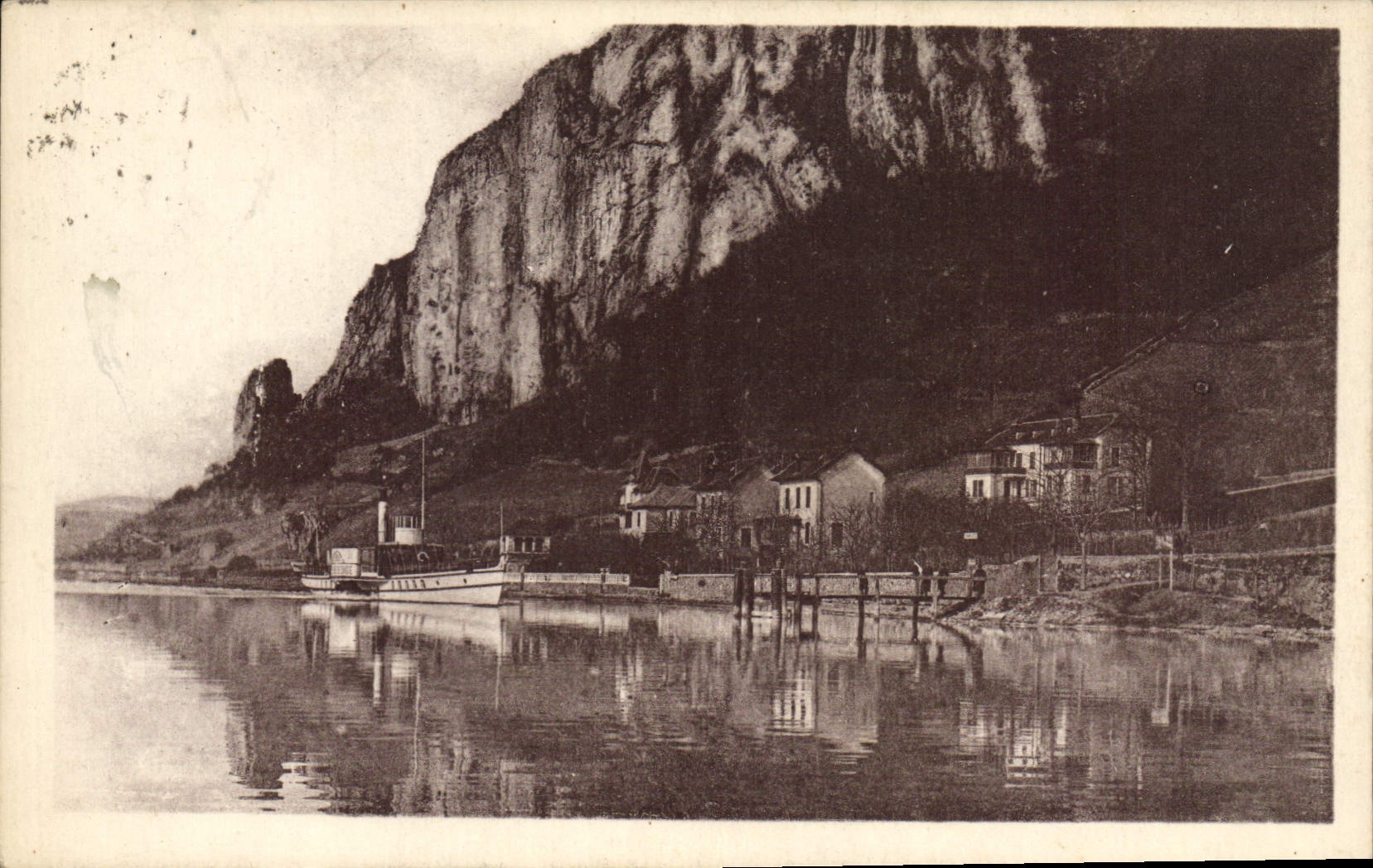 CPA Lac d'Annecy Bateau Promenade Mont Blanc 