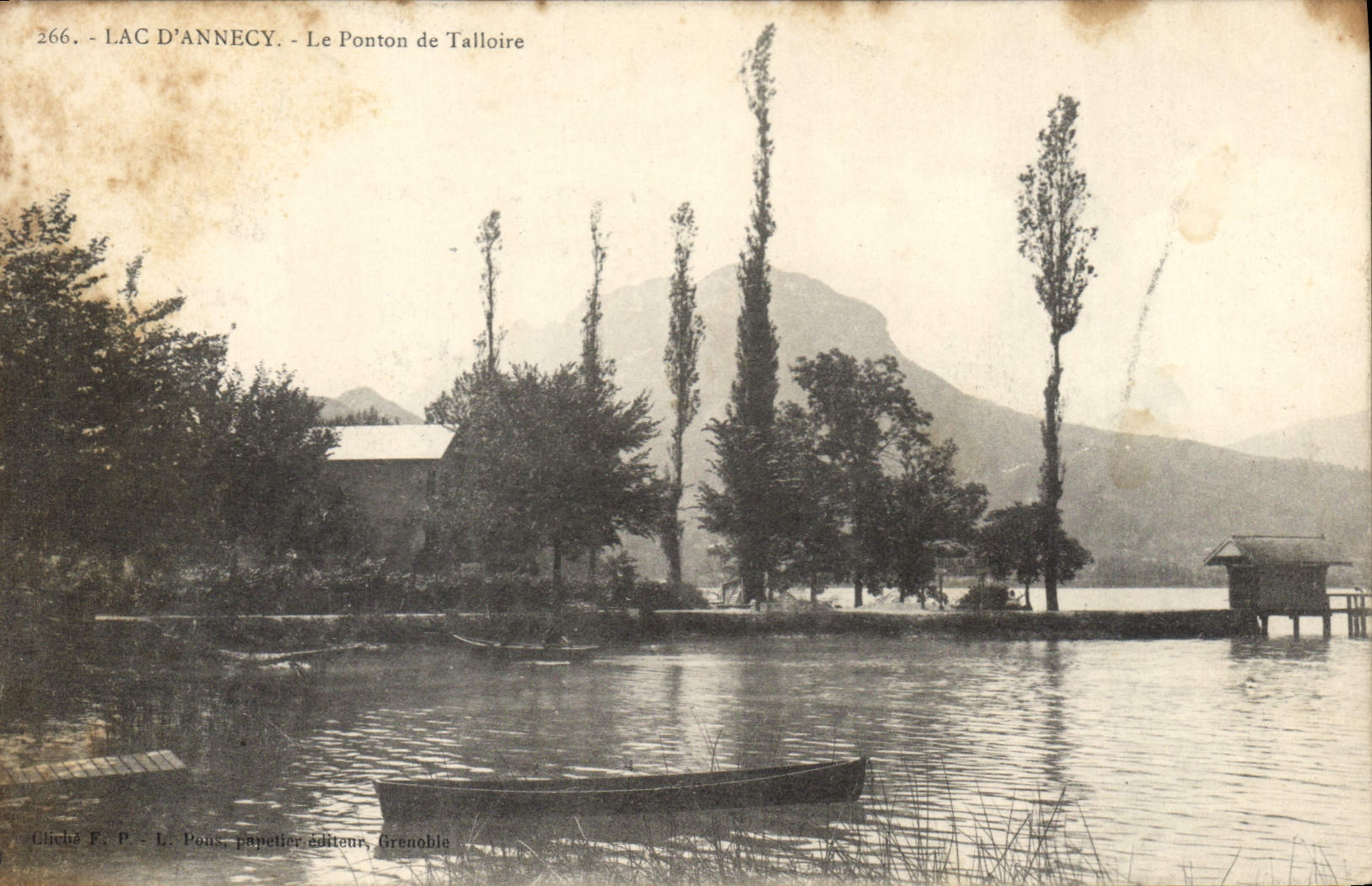 CPA Lac d'Annecy Le Ponton de Talloire 