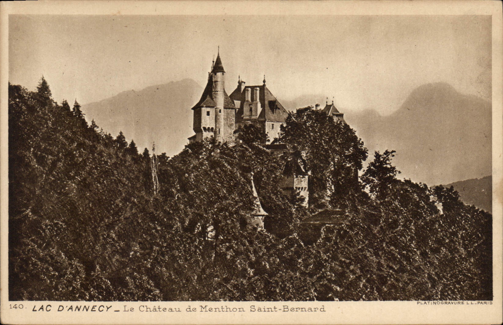 CPA Lac d'Annecy Le Chateau de Menthon Saint Bernard