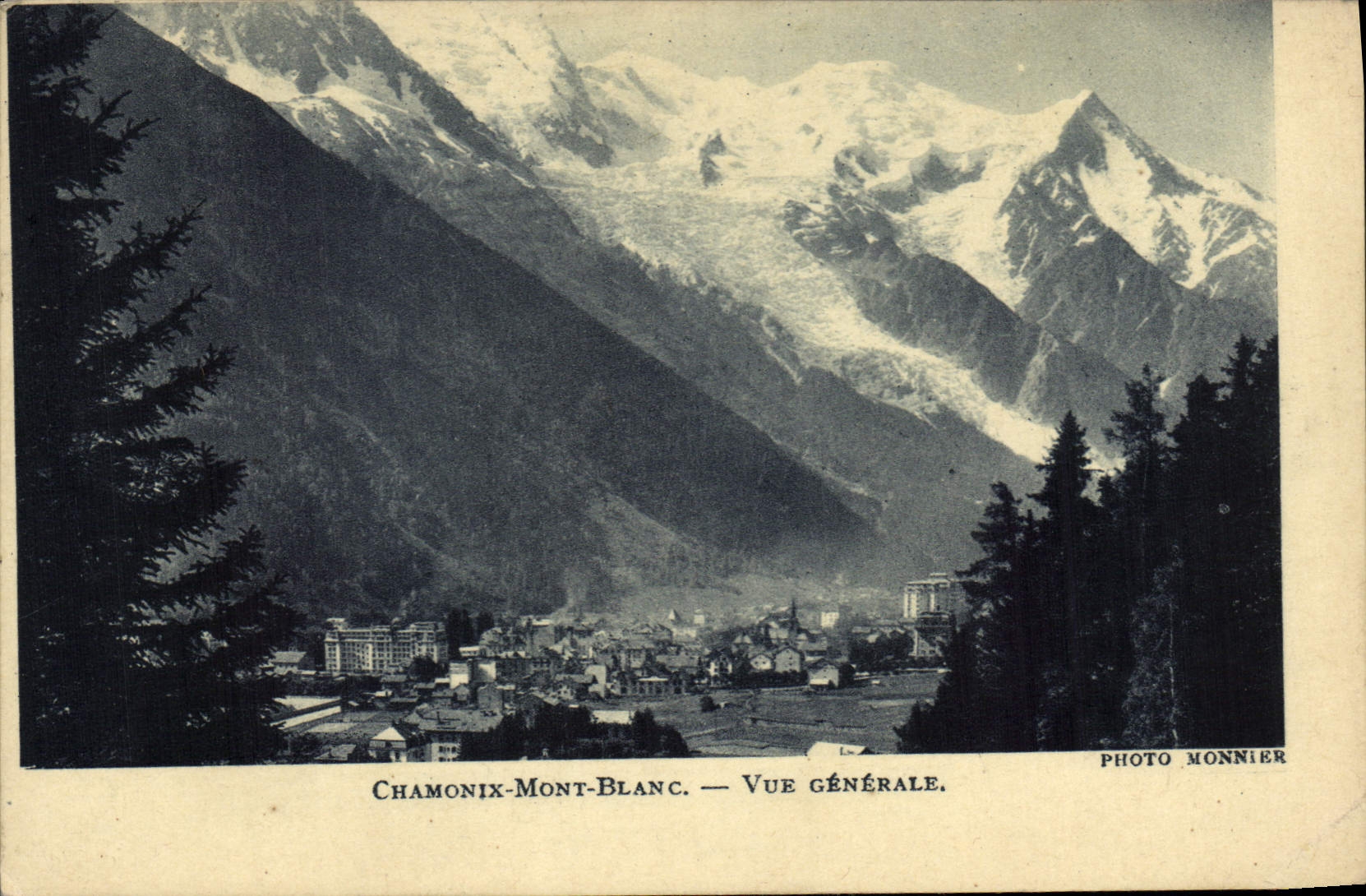 CPA Chamonix Mont Blanc Vue generale