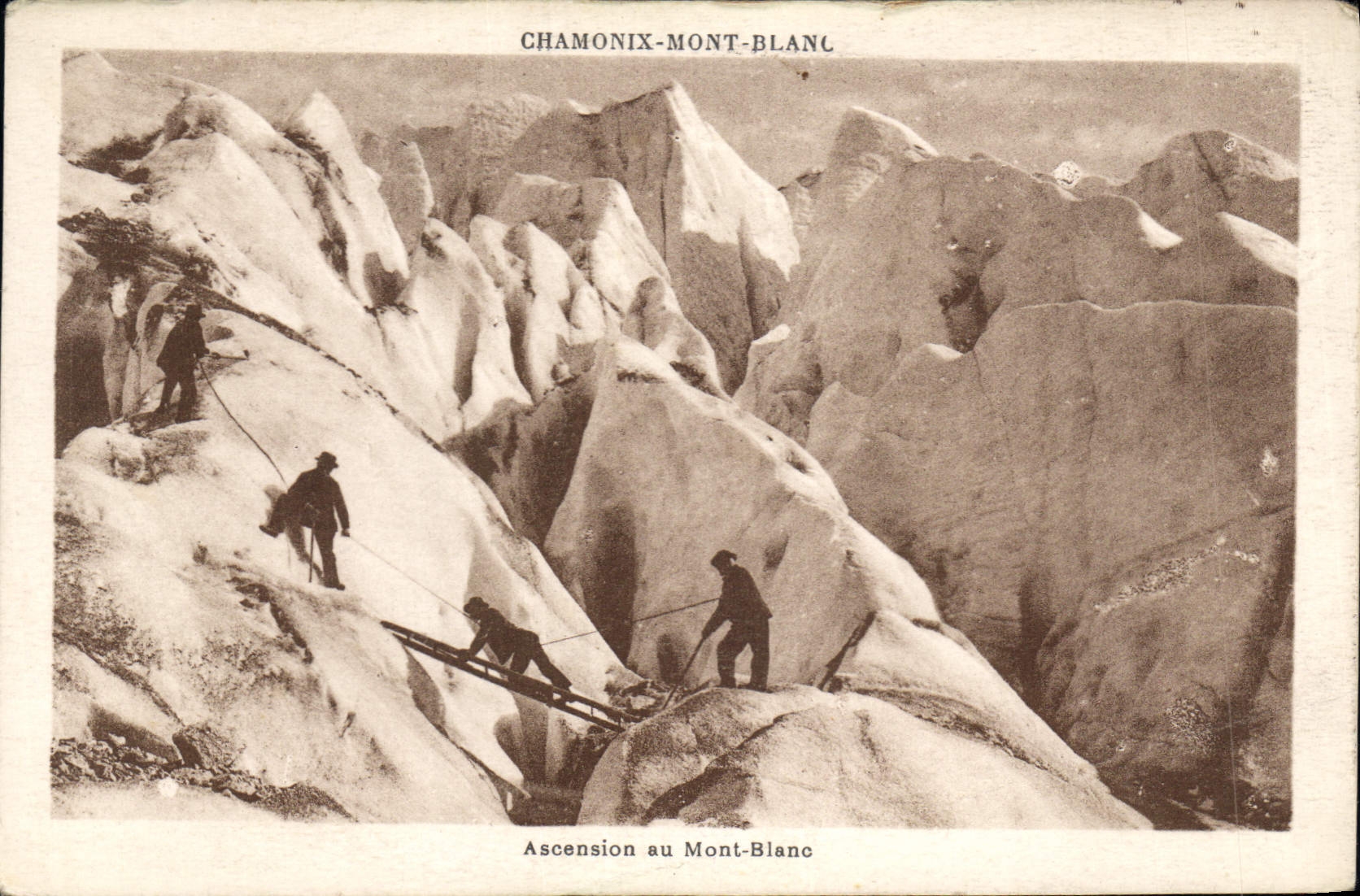 CPA Chamonix Mont Blanc Ascension au Mont Blanc Alpinisme