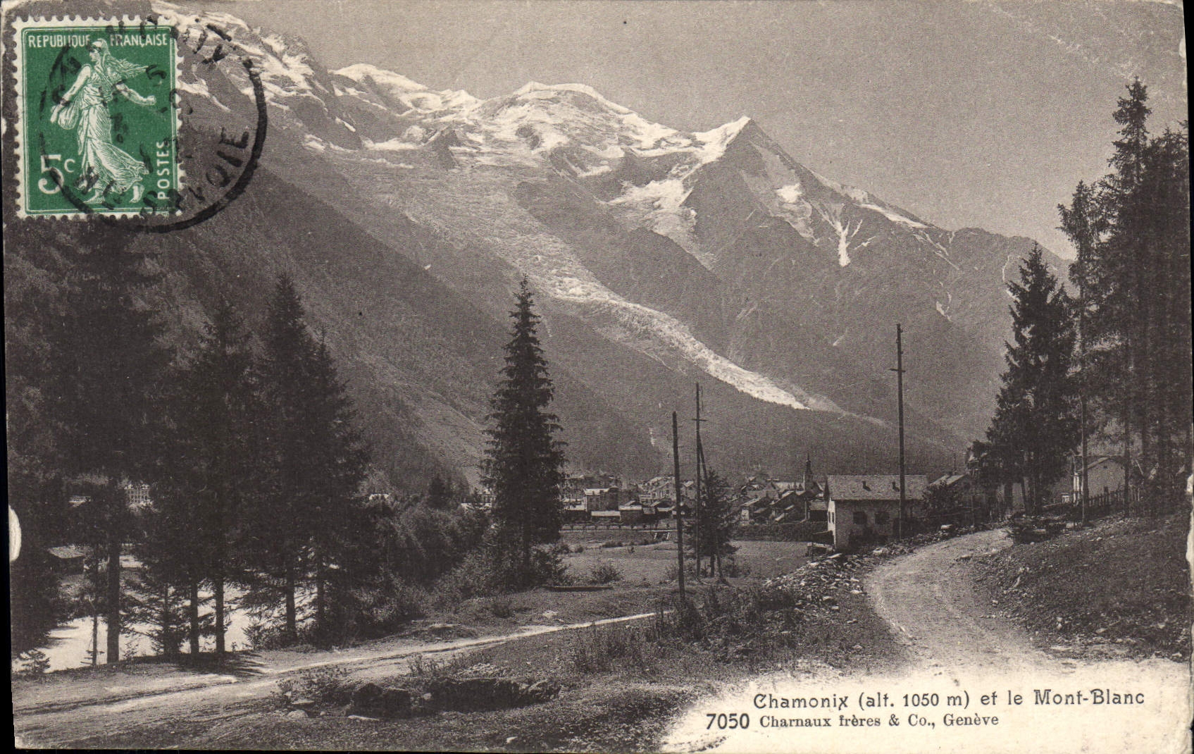 CPA Chamonix et le Mont Blanc 