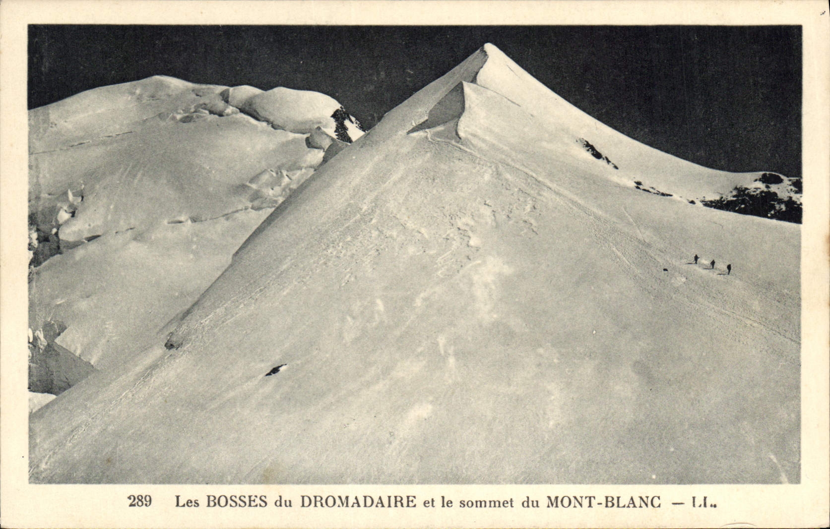 CPA Les Bosses du Dromadaire et le sommet du Mont Blanc 