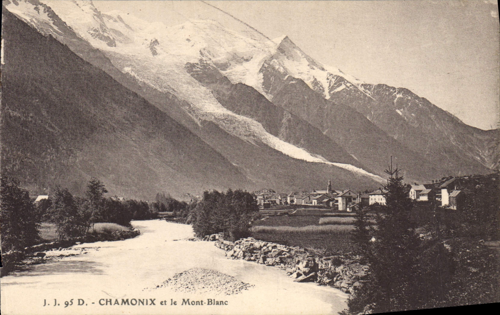 CPA Chamonix et le Mont Blanc 